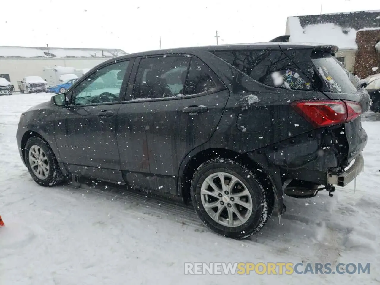 2 fotografías del automóvil dañado 2GNAXHEV0M6144705 CHEVROLET EQUINOX 2021
