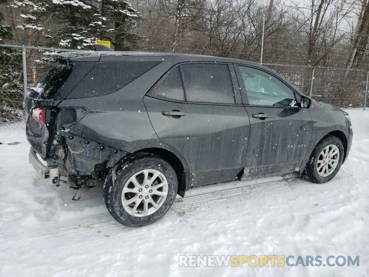 3 fotografías del automóvil dañado 2GNAXHEV0M6144705 CHEVROLET EQUINOX 2021