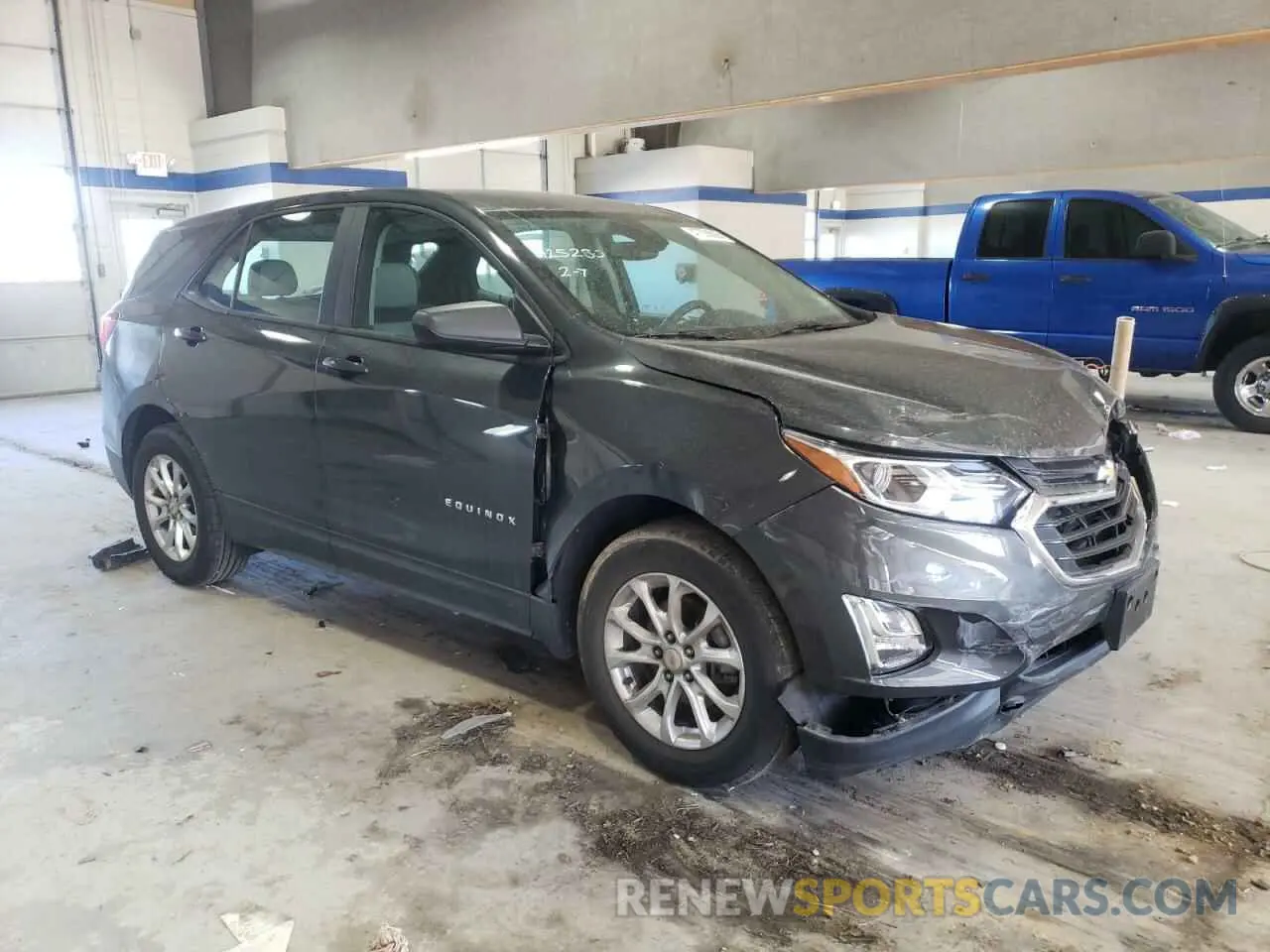 4 fotografías del automóvil dañado 2GNAXHEV0M6156241 CHEVROLET EQUINOX 2021