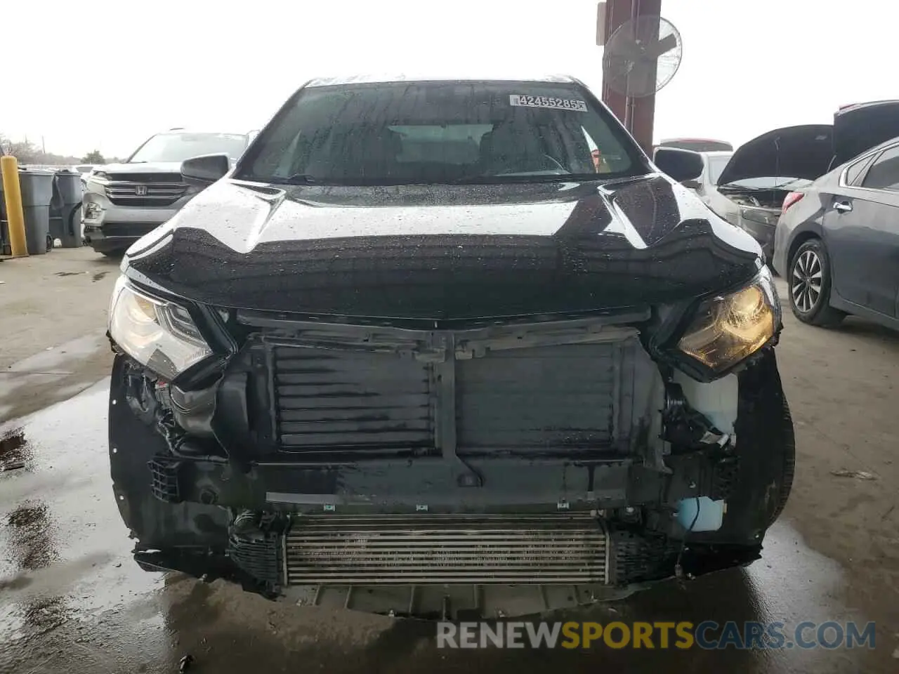5 fotografías del automóvil dañado 2GNAXHEV1M6147113 CHEVROLET EQUINOX 2021
