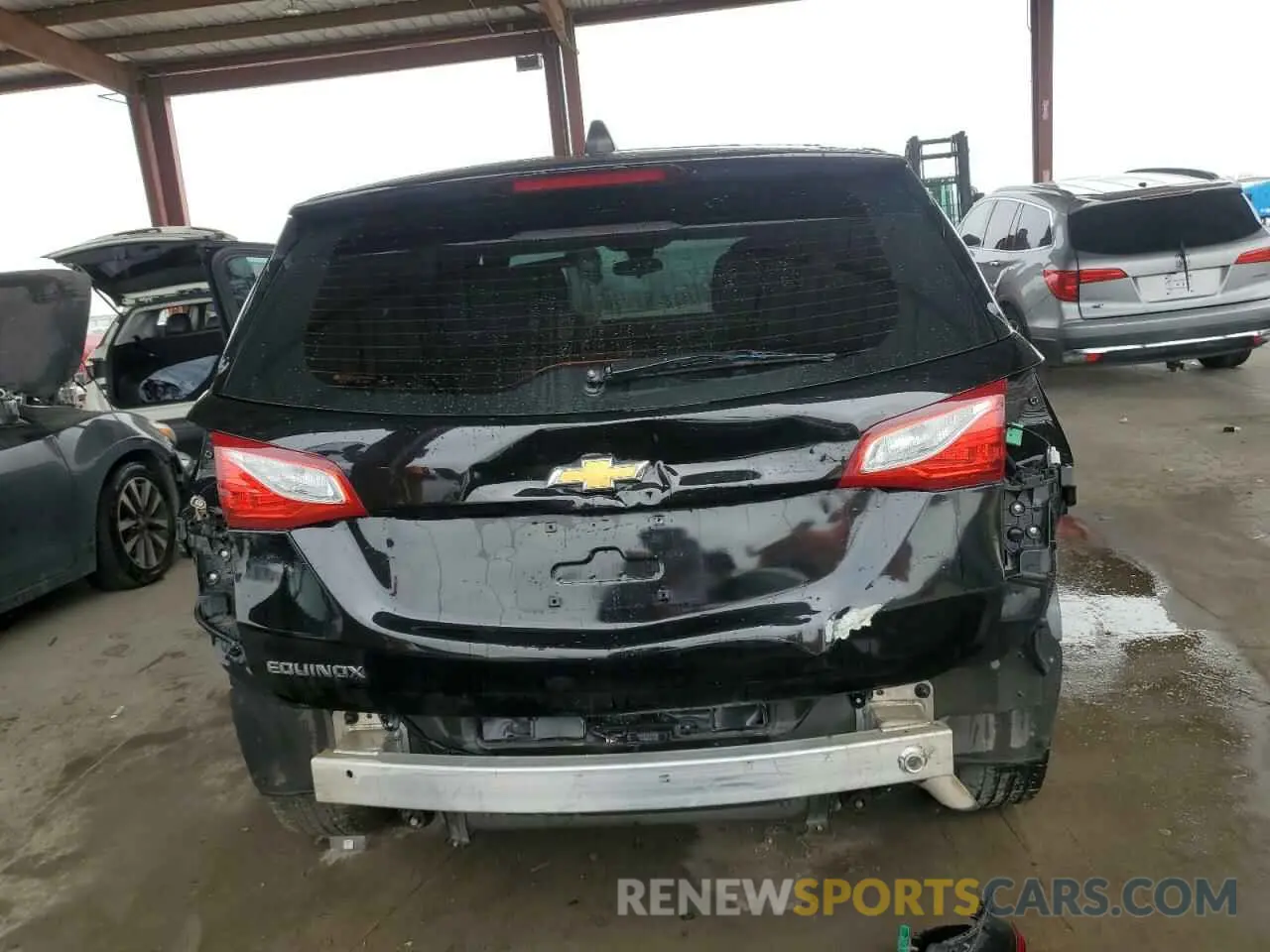 6 fotografías del automóvil dañado 2GNAXHEV1M6147113 CHEVROLET EQUINOX 2021