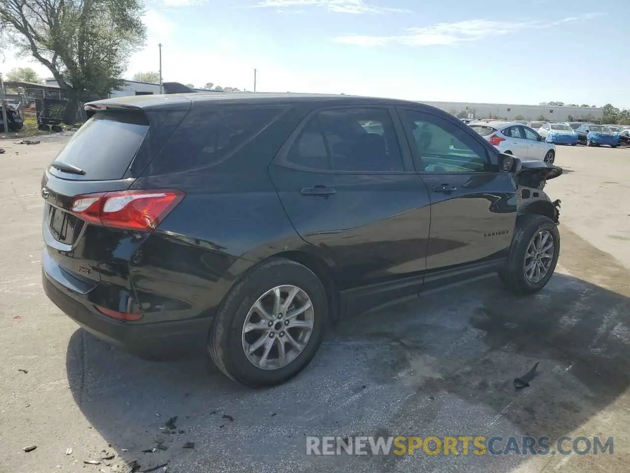 3 fotografías del automóvil dañado 2GNAXHEV5M6152041 CHEVROLET EQUINOX 2021