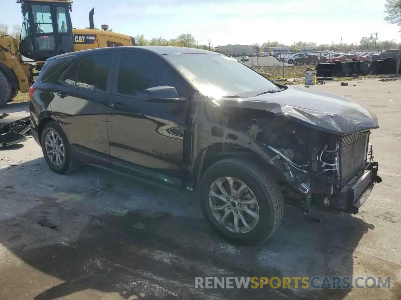 4 fotografías del automóvil dañado 2GNAXHEV5M6152041 CHEVROLET EQUINOX 2021