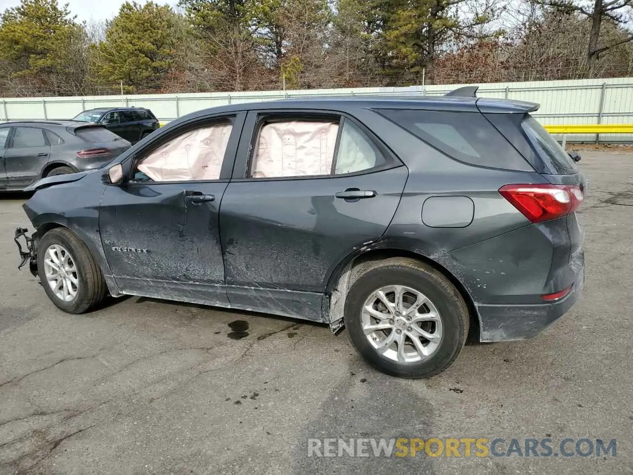 2 fotografías del automóvil dañado 2GNAXHEV6M6114026 CHEVROLET EQUINOX 2021