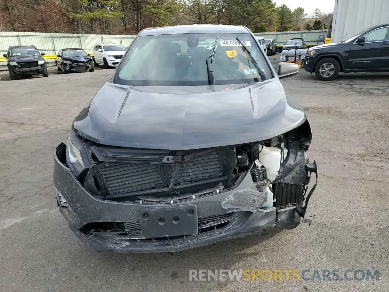 5 fotografías del automóvil dañado 2GNAXHEV6M6114026 CHEVROLET EQUINOX 2021