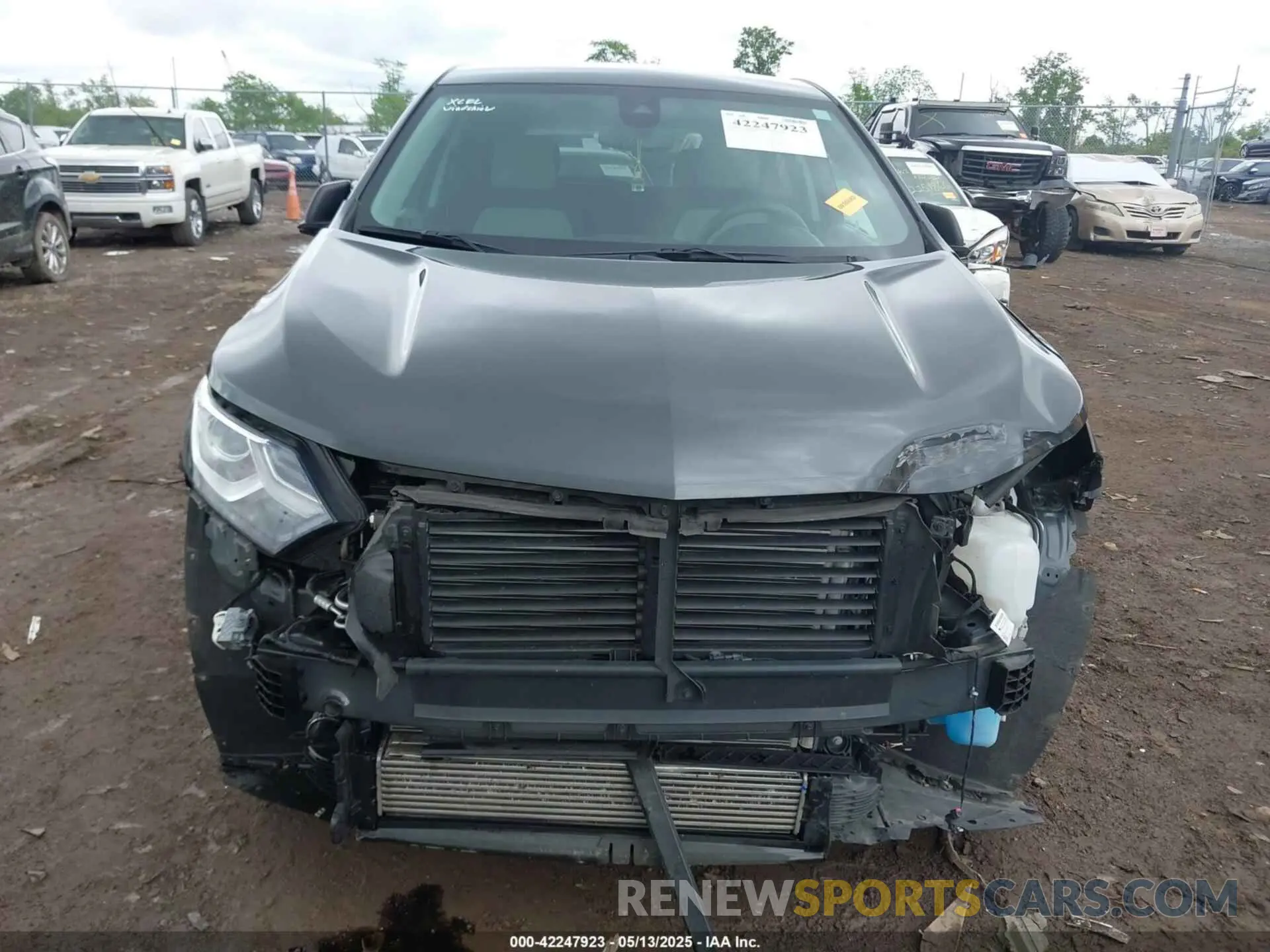 6 fotografías del automóvil dañado 2GNAXHEV7M6108543 CHEVROLET EQUINOX 2021