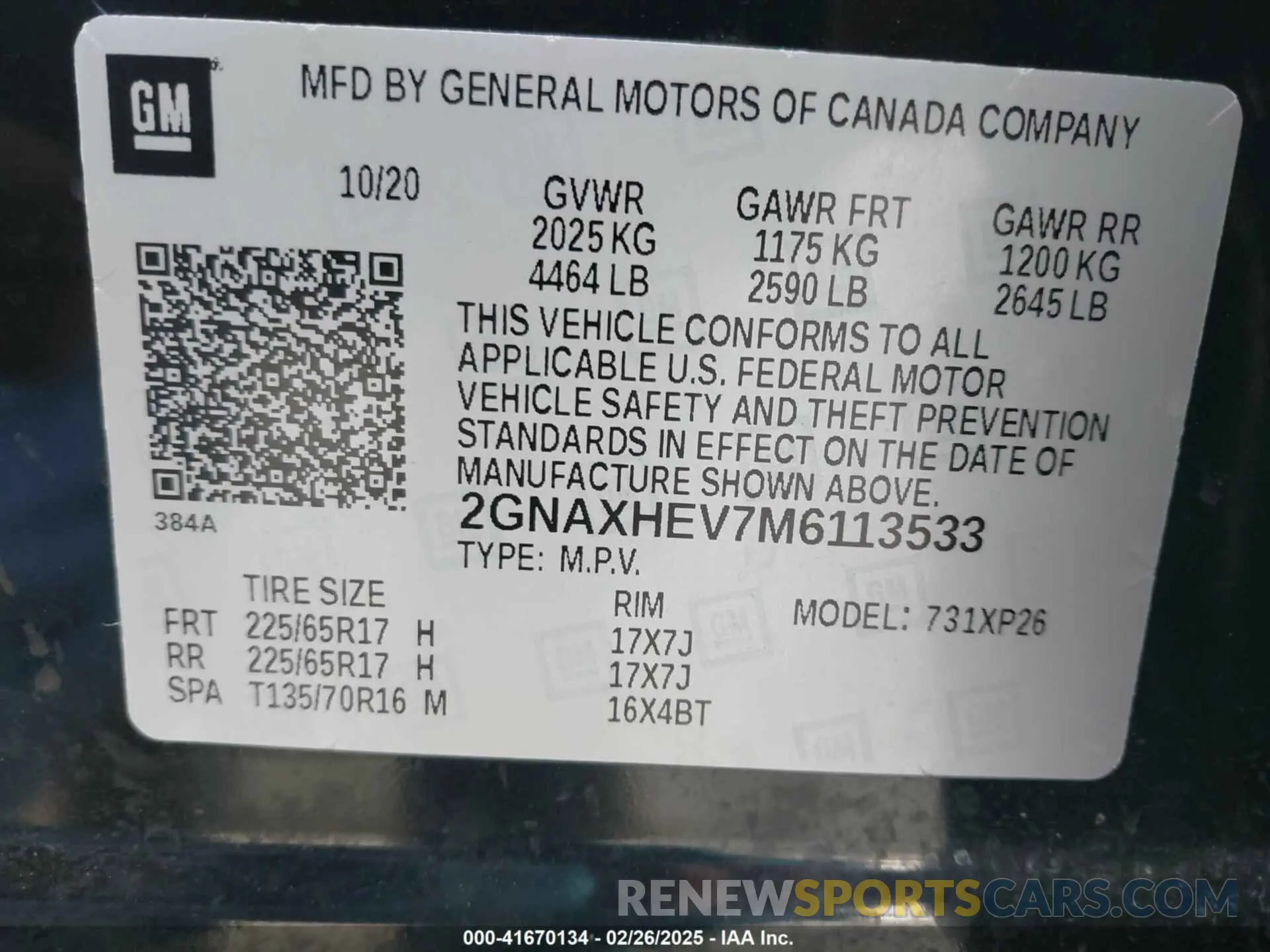 9 fotografías del automóvil dañado 2GNAXHEV7M6113533 CHEVROLET EQUINOX 2021