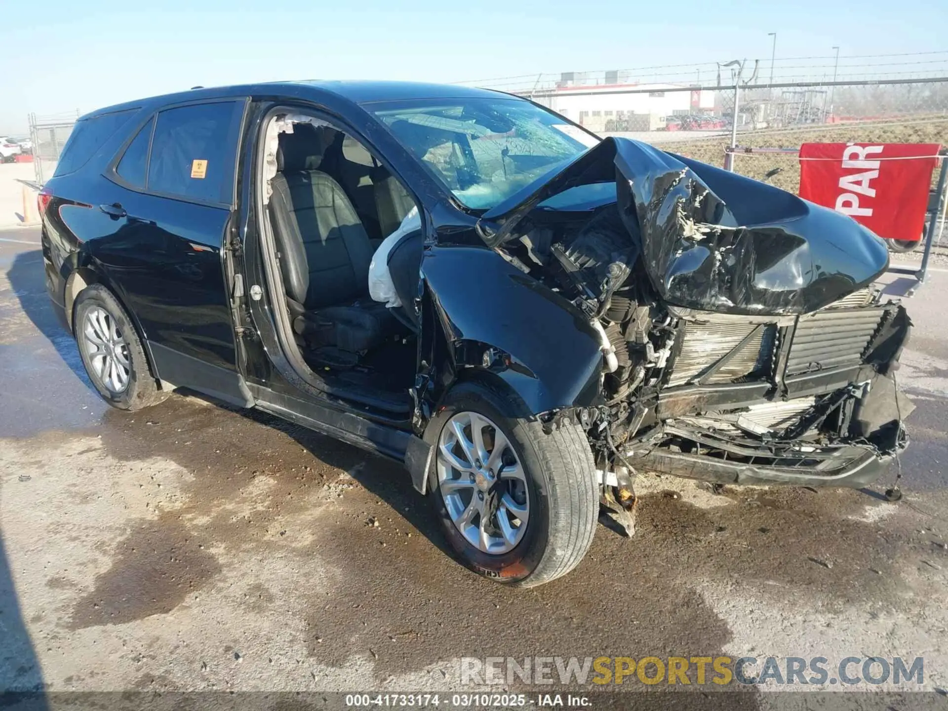 1 fotografías del automóvil dañado 2GNAXHEV7M6132924 CHEVROLET EQUINOX 2021