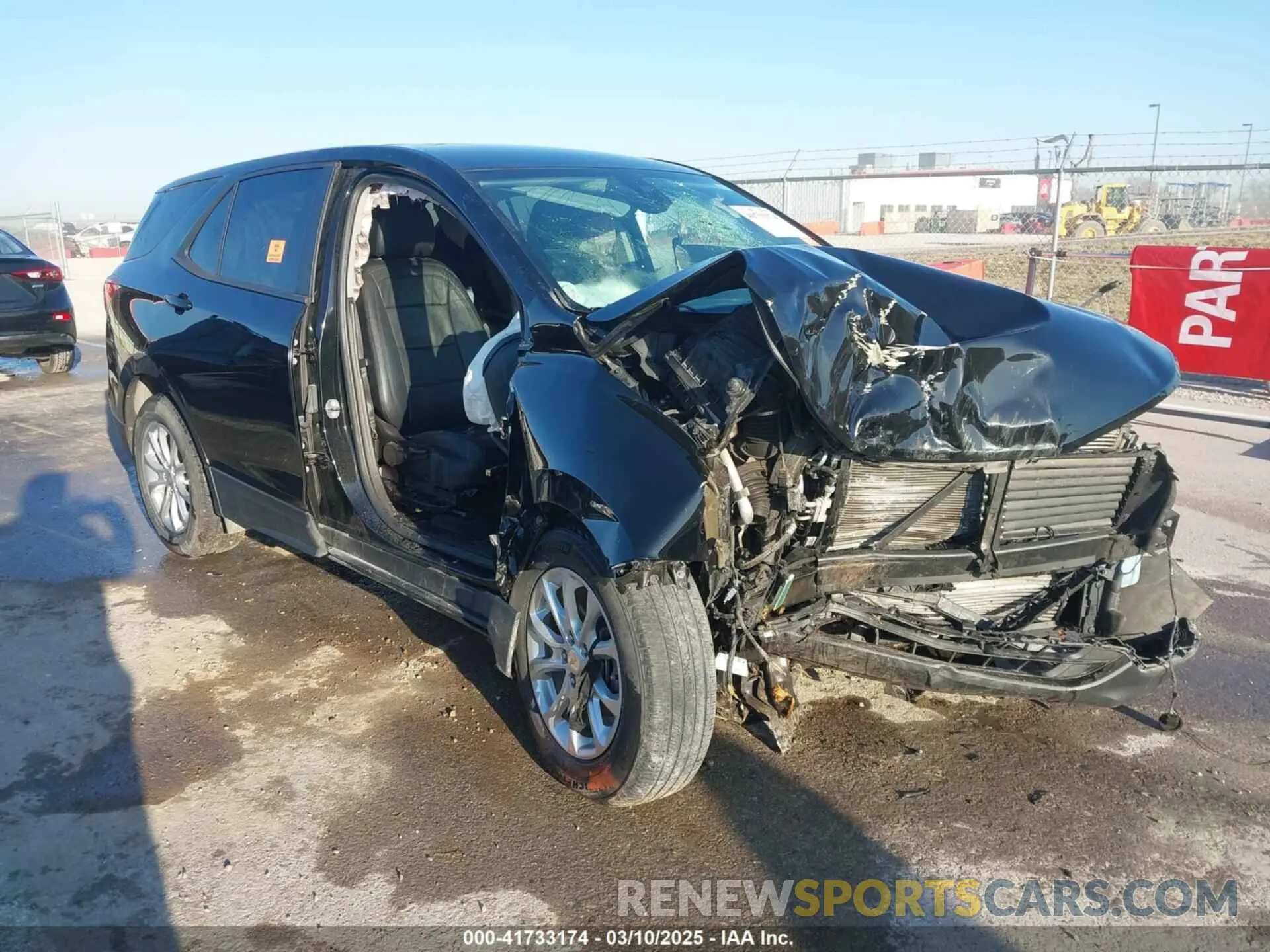 6 fotografías del automóvil dañado 2GNAXHEV7M6132924 CHEVROLET EQUINOX 2021