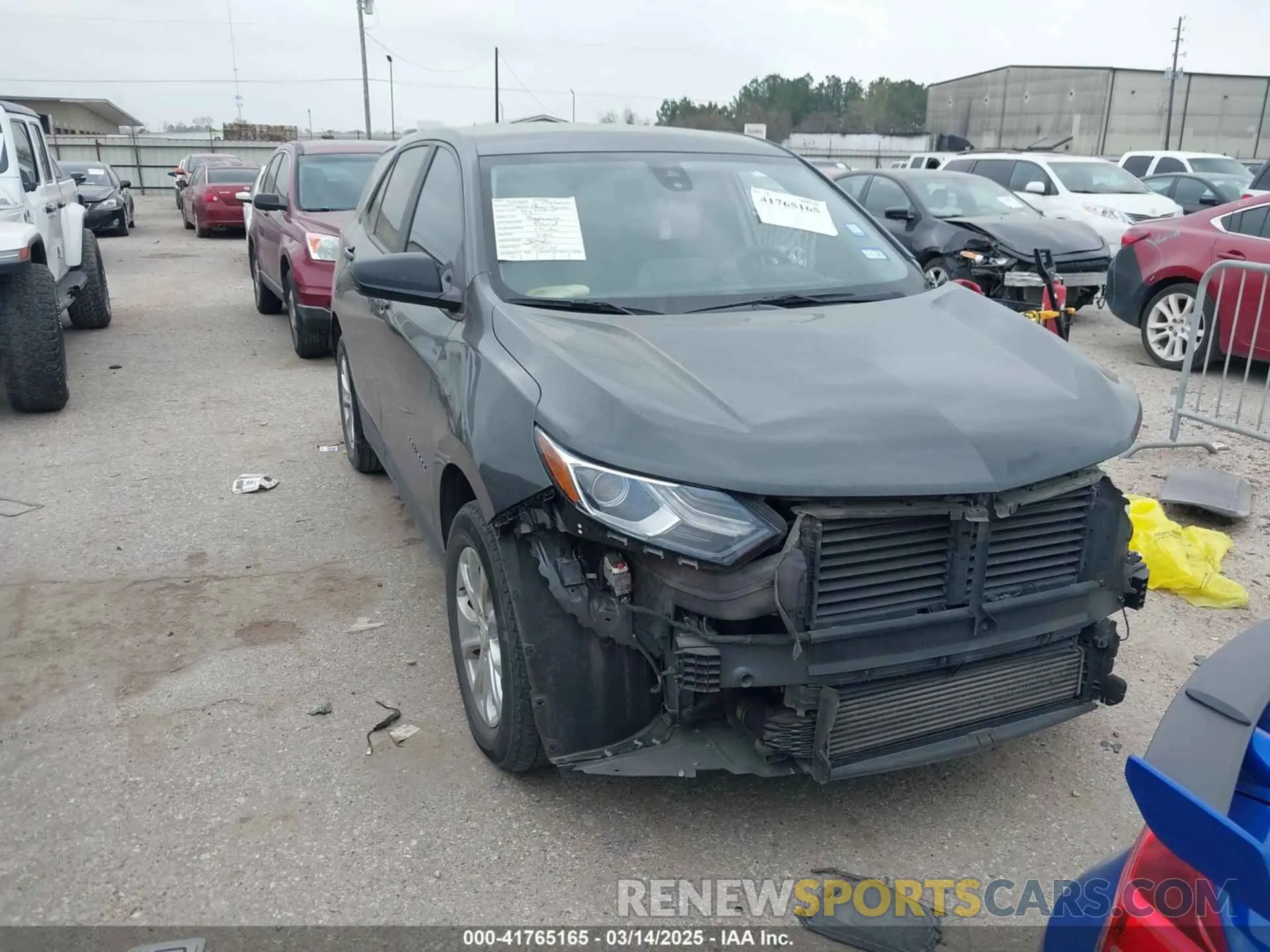 1 fotografías del automóvil dañado 2GNAXHEV7M6152848 CHEVROLET EQUINOX 2021