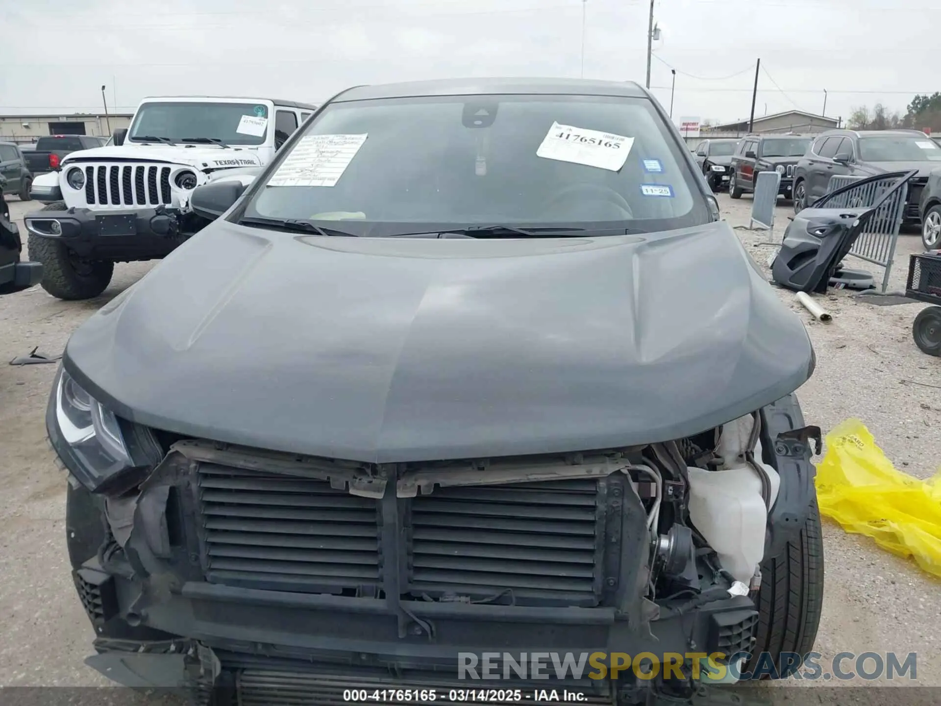 12 fotografías del automóvil dañado 2GNAXHEV7M6152848 CHEVROLET EQUINOX 2021