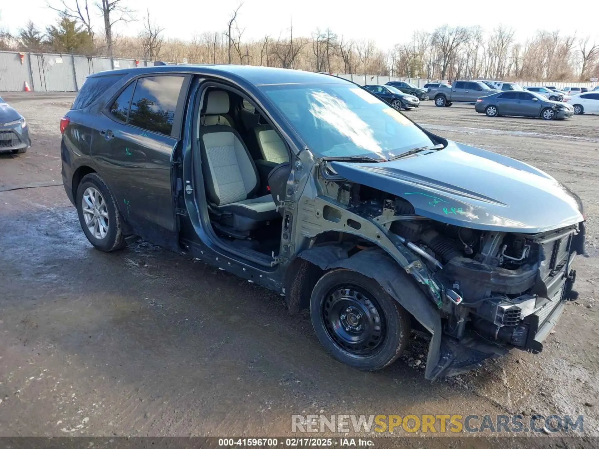 1 fotografías del automóvil dañado 2GNAXHEVXM6114465 CHEVROLET EQUINOX 2021