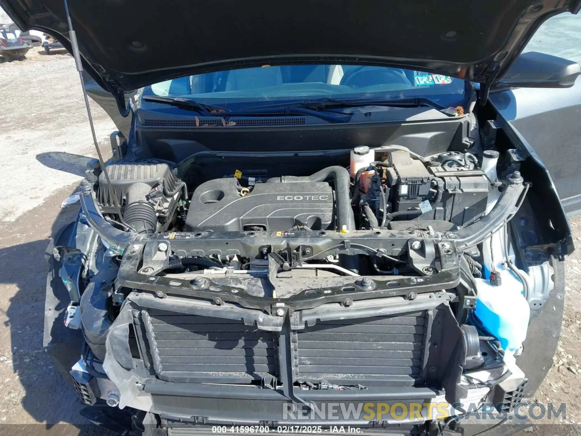 10 fotografías del automóvil dañado 2GNAXHEVXM6114465 CHEVROLET EQUINOX 2021