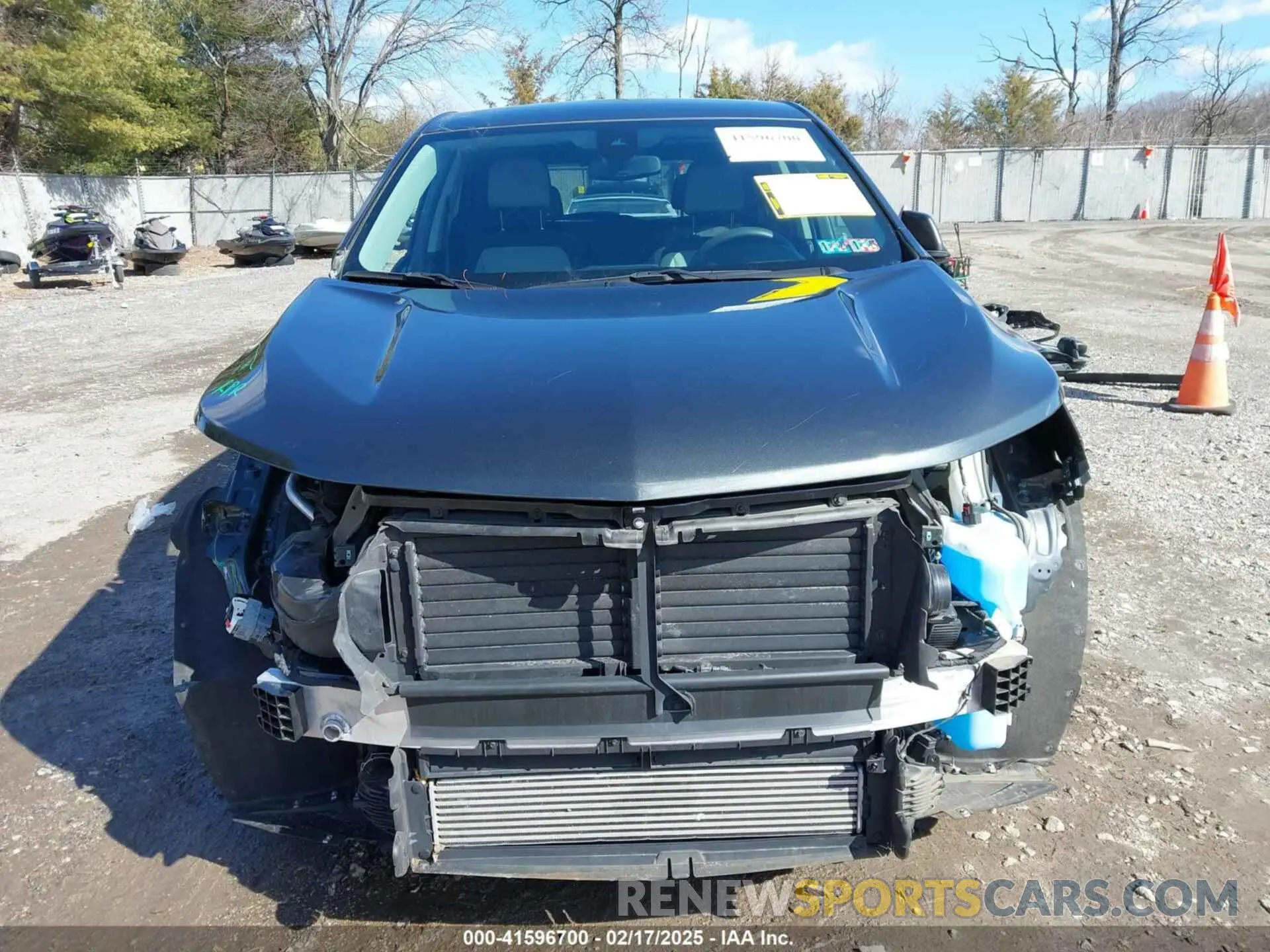 12 fotografías del automóvil dañado 2GNAXHEVXM6114465 CHEVROLET EQUINOX 2021