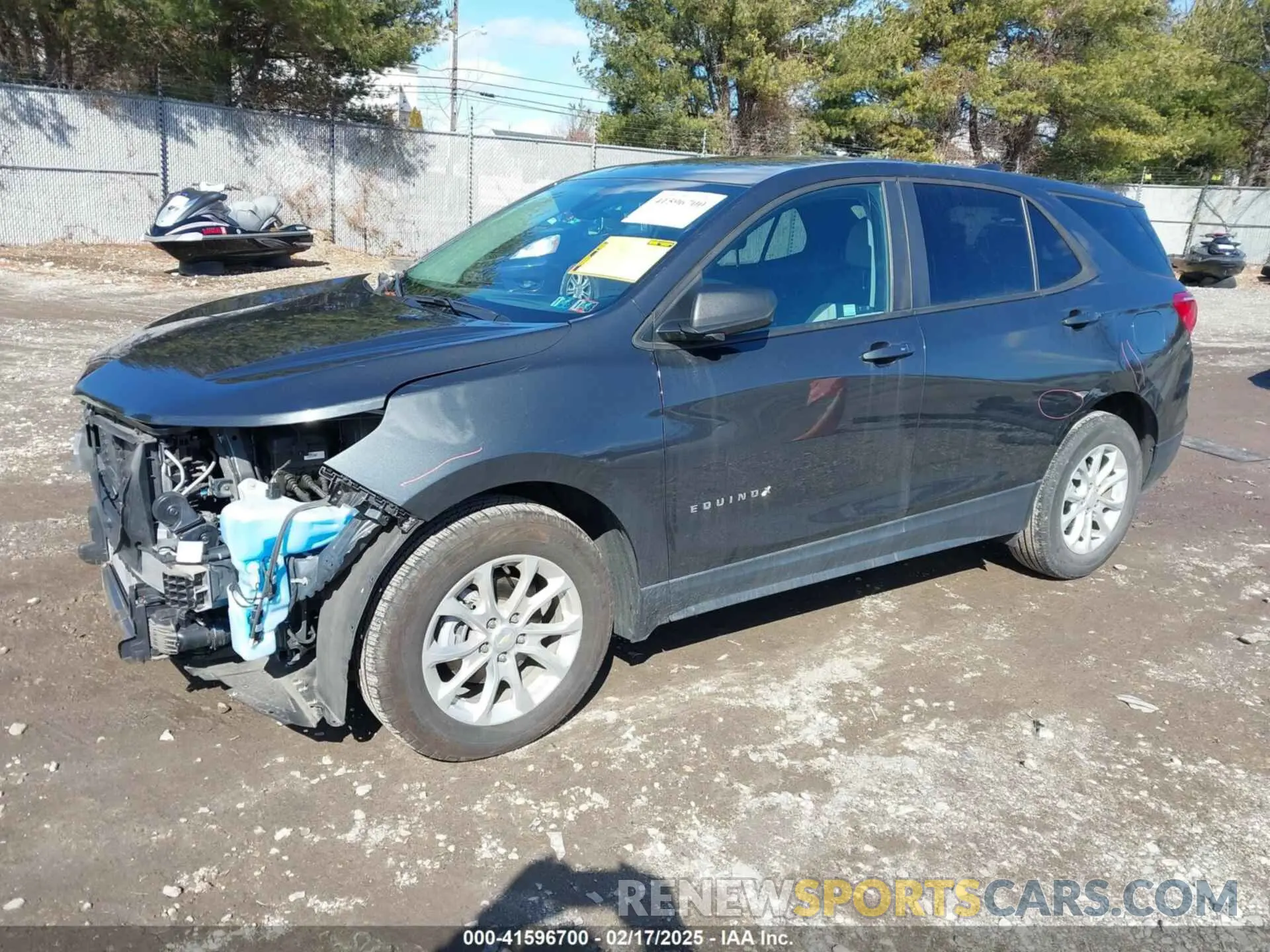 2 fotografías del automóvil dañado 2GNAXHEVXM6114465 CHEVROLET EQUINOX 2021