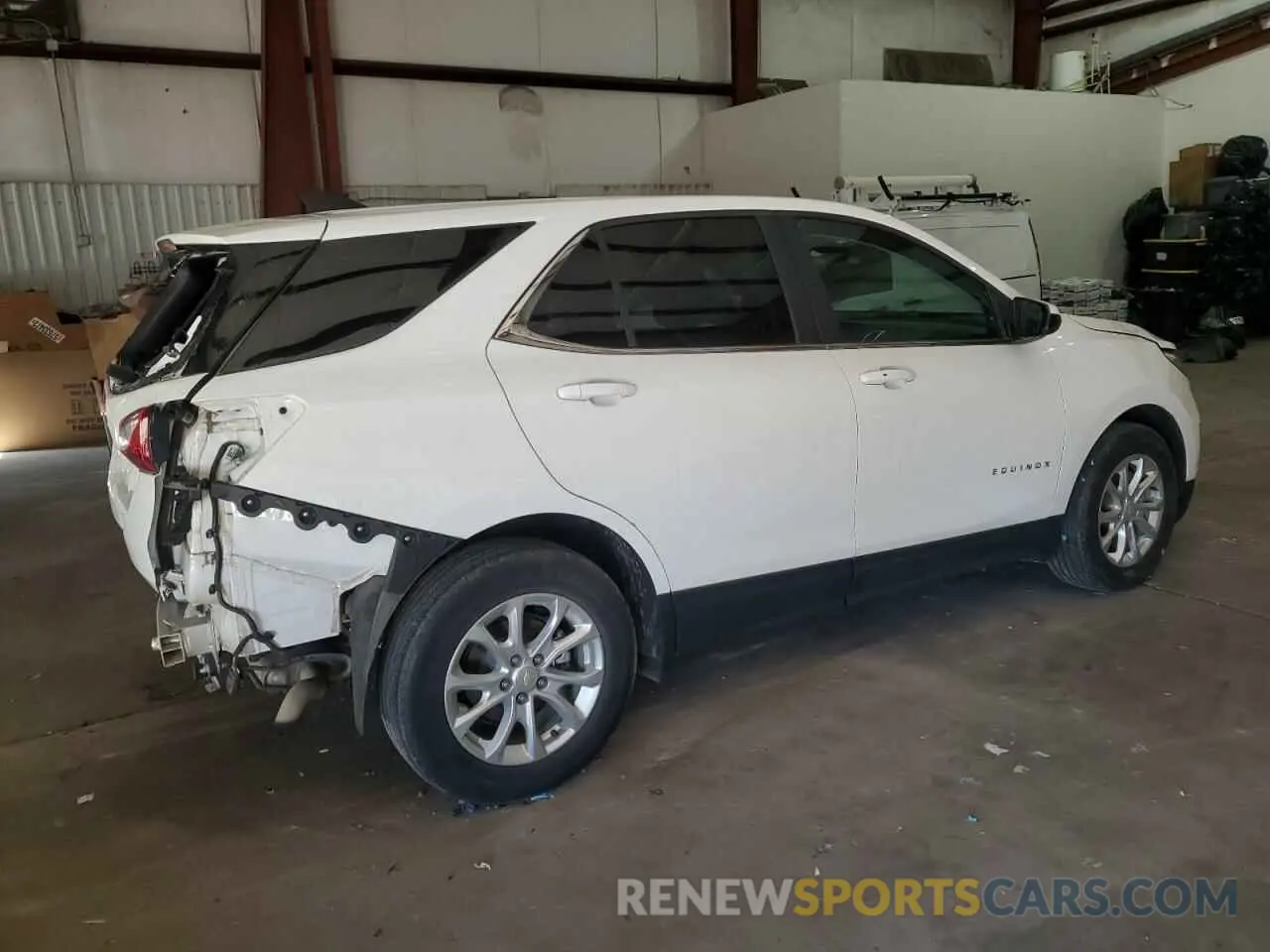 3 fotografías del automóvil dañado 2GNAXJEV0M6137826 CHEVROLET EQUINOX 2021