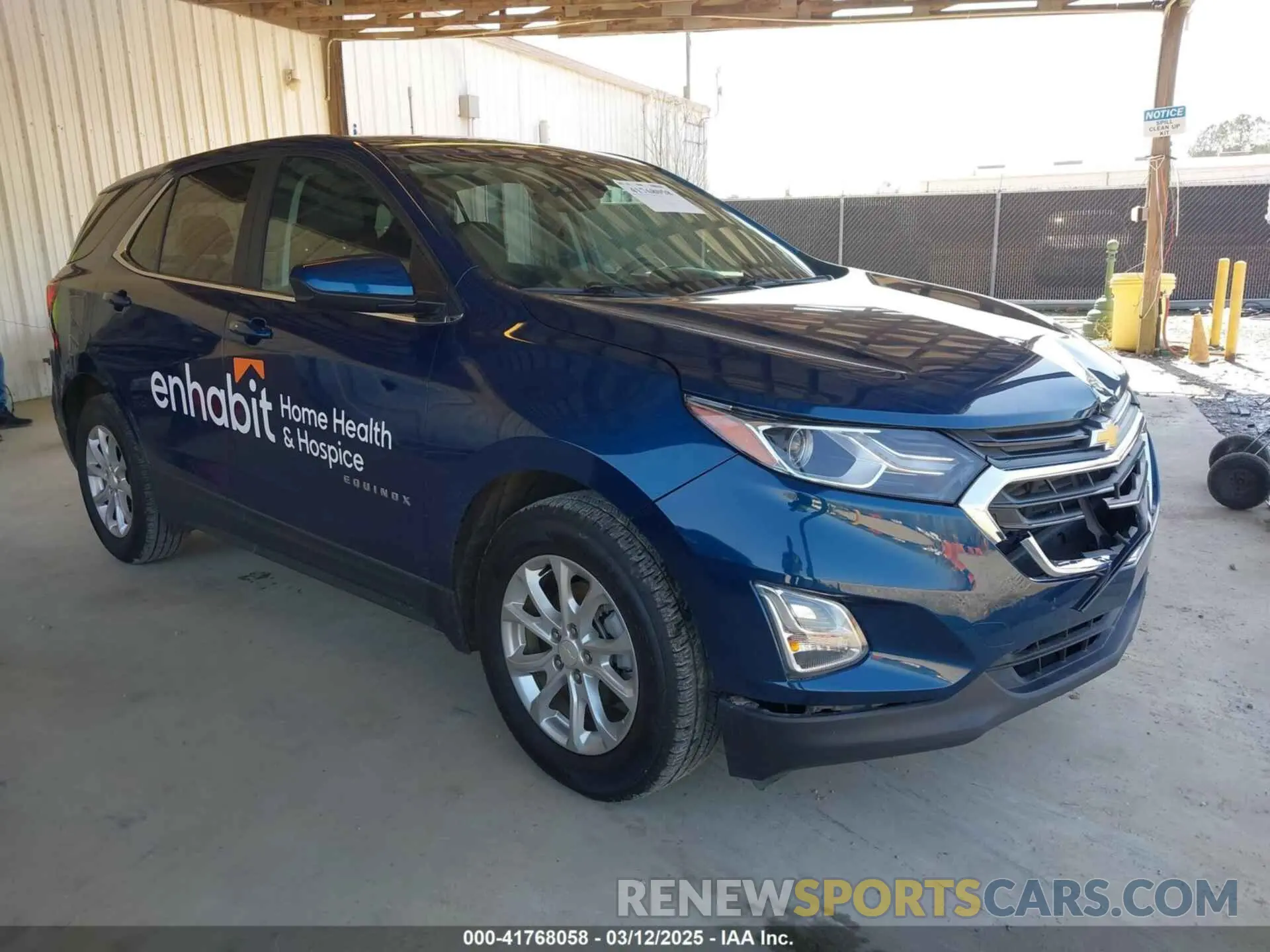 1 fotografías del automóvil dañado 2GNAXJEV8M6150677 CHEVROLET EQUINOX 2021