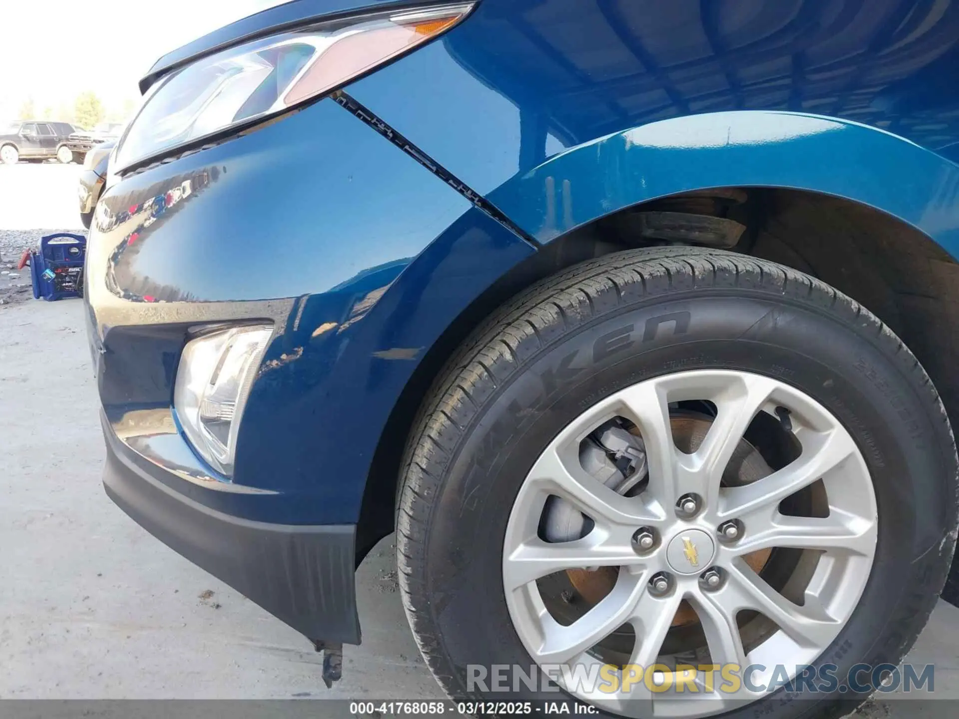 6 fotografías del automóvil dañado 2GNAXJEV8M6150677 CHEVROLET EQUINOX 2021