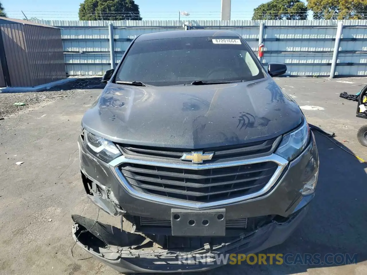 5 fotografías del automóvil dañado 2GNAXKEV0M6102452 CHEVROLET EQUINOX 2021