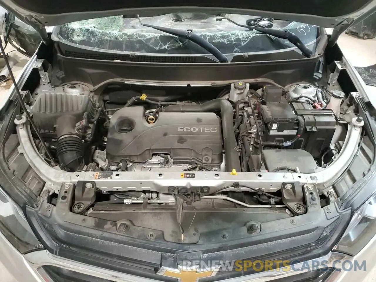 12 fotografías del automóvil dañado 2GNAXKEV0M6105352 CHEVROLET EQUINOX 2021