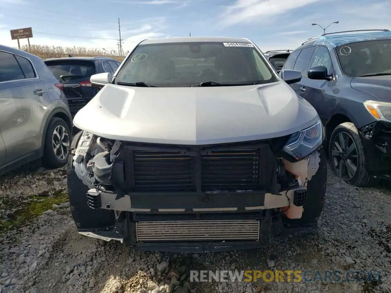 5 fotografías del automóvil dañado 2GNAXKEV0M6108171 CHEVROLET EQUINOX 2021