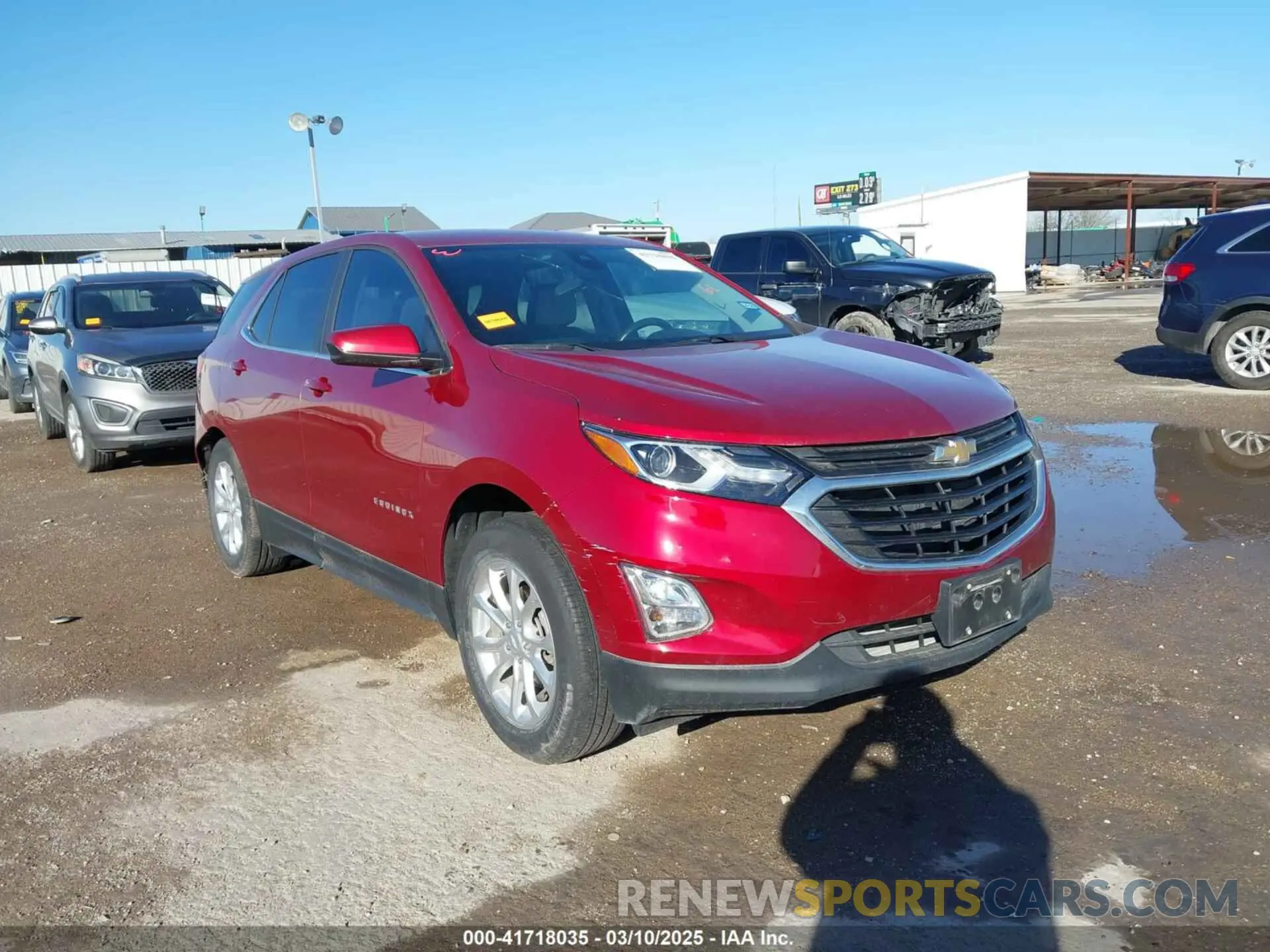 1 fotografías del automóvil dañado 2GNAXKEV0M6135676 CHEVROLET EQUINOX 2021