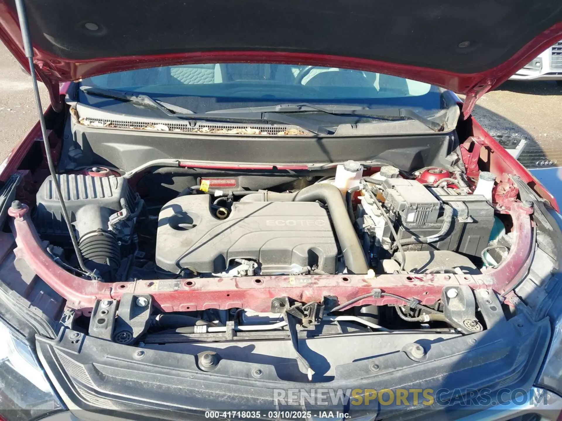 10 fotografías del automóvil dañado 2GNAXKEV0M6135676 CHEVROLET EQUINOX 2021