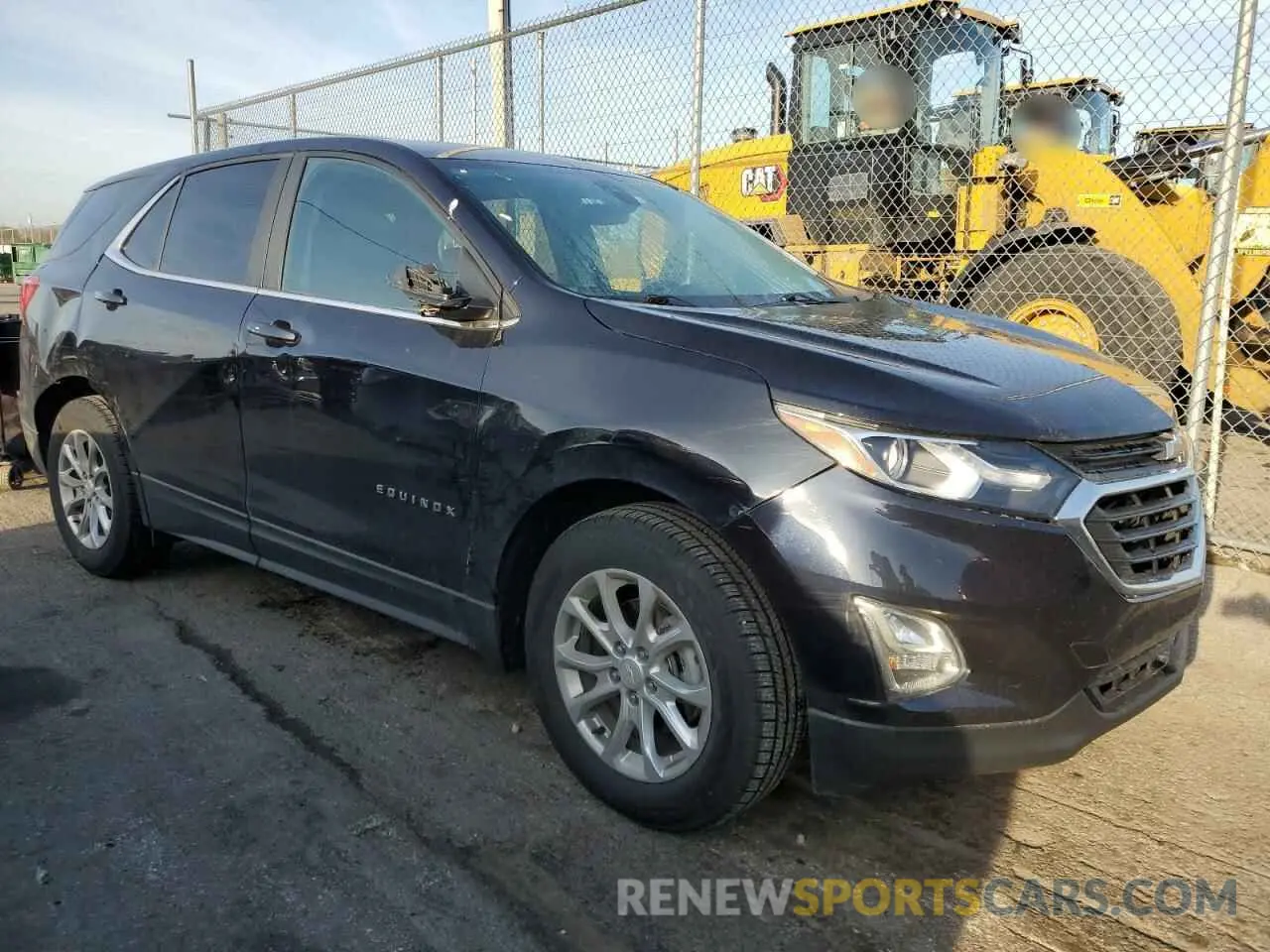 4 fotografías del automóvil dañado 2GNAXKEV0M6142157 CHEVROLET EQUINOX 2021