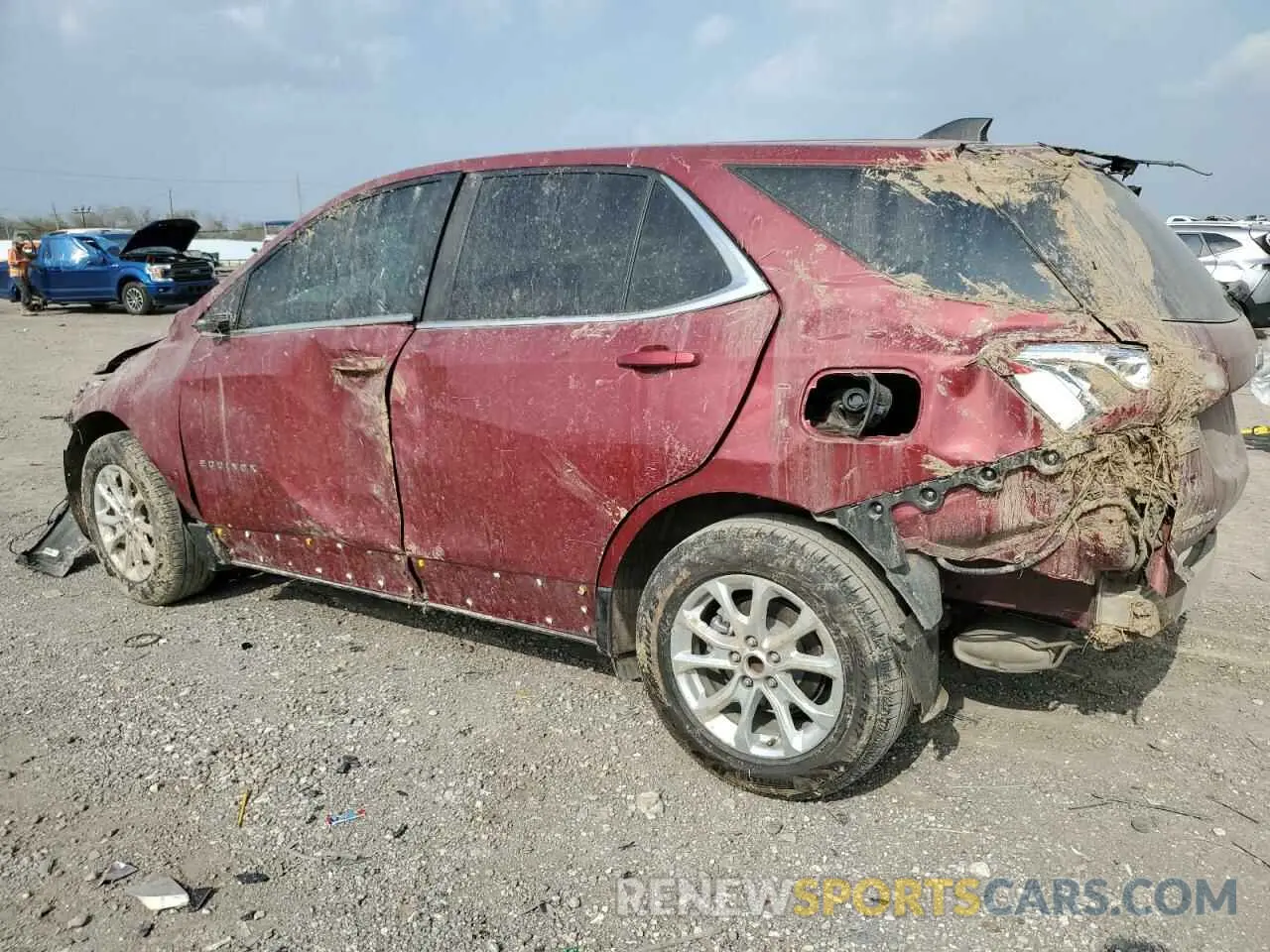 2 fotografías del automóvil dañado 2GNAXKEV2M6147151 CHEVROLET EQUINOX 2021