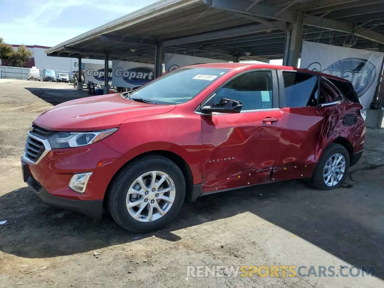 1 fotografías del automóvil dañado 2GNAXKEV2M6149532 CHEVROLET EQUINOX 2021