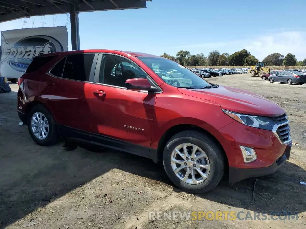 4 fotografías del automóvil dañado 2GNAXKEV2M6149532 CHEVROLET EQUINOX 2021