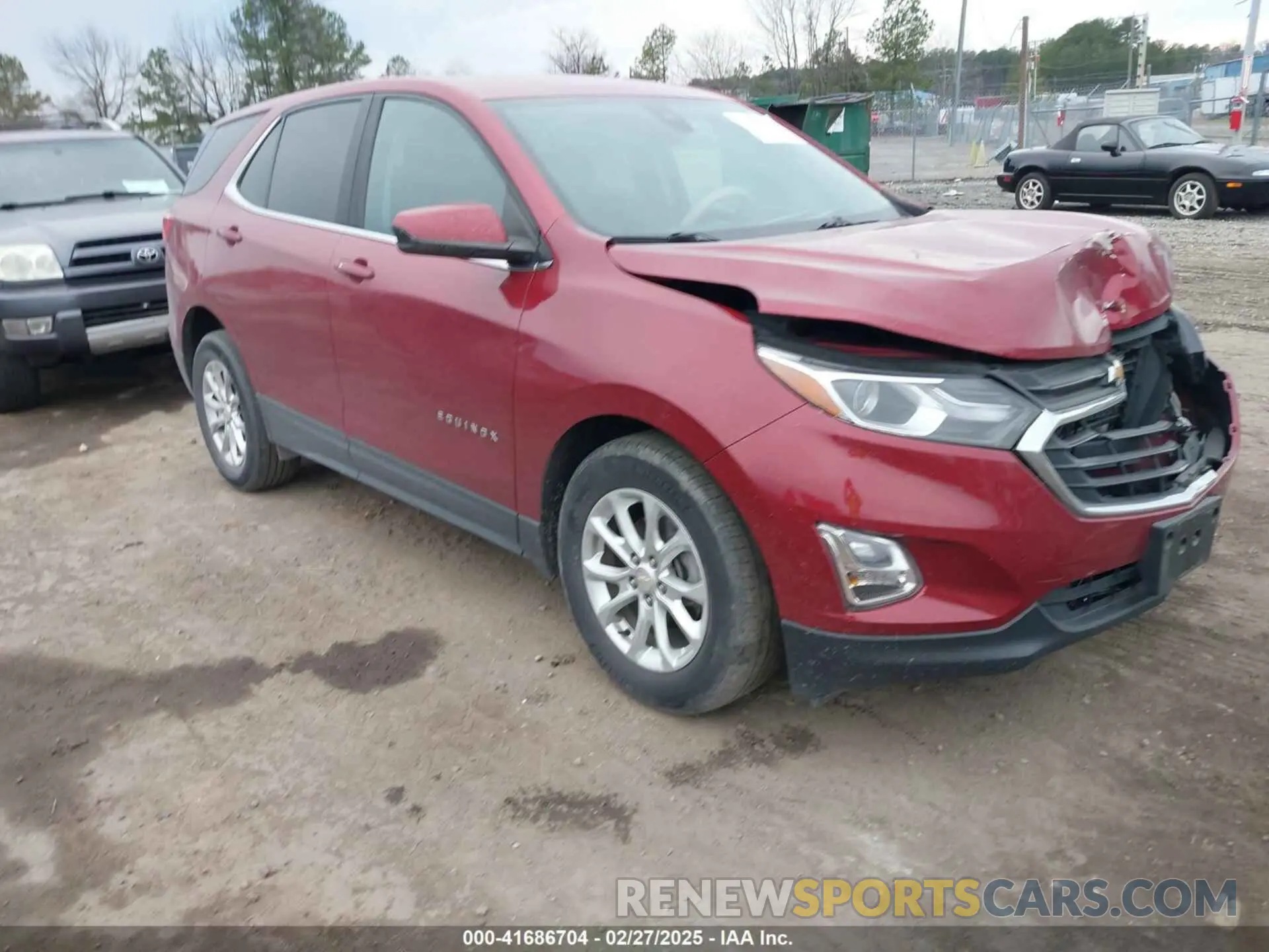 1 fotografías del automóvil dañado 2GNAXKEV3M6148406 CHEVROLET EQUINOX 2021