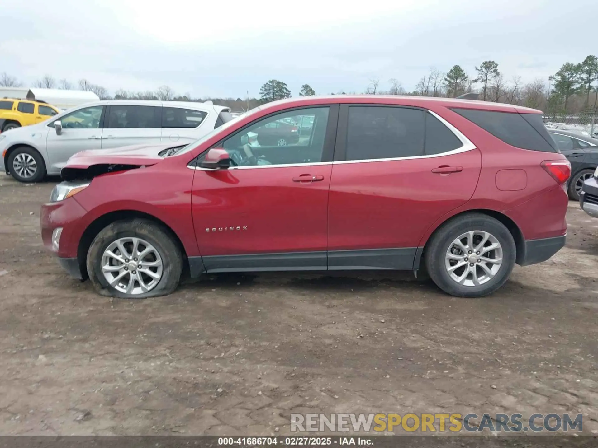 14 fotografías del automóvil dañado 2GNAXKEV3M6148406 CHEVROLET EQUINOX 2021