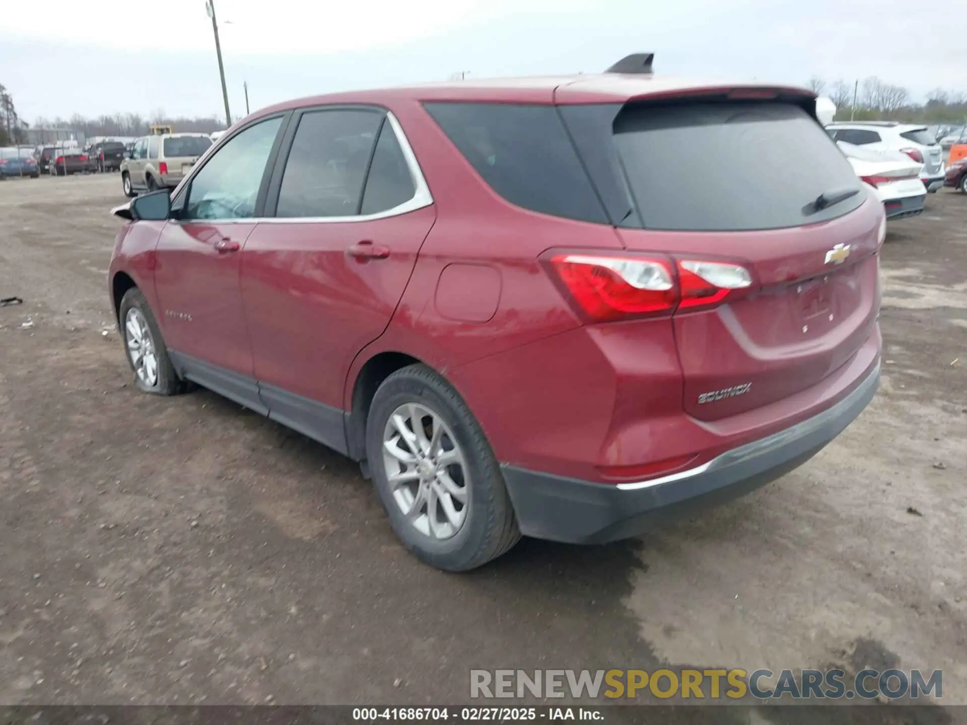 3 fotografías del automóvil dañado 2GNAXKEV3M6148406 CHEVROLET EQUINOX 2021