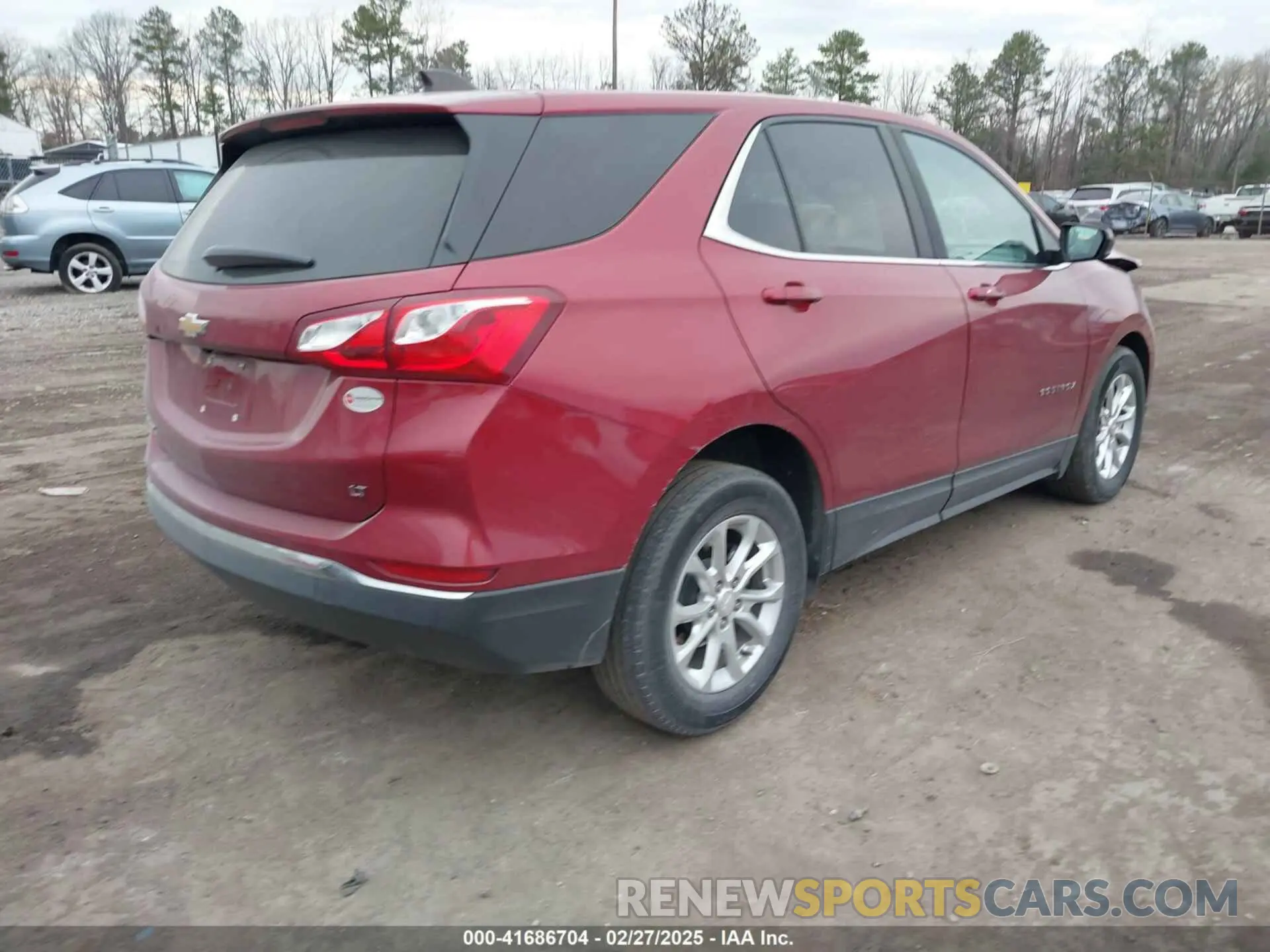 4 fotografías del automóvil dañado 2GNAXKEV3M6148406 CHEVROLET EQUINOX 2021