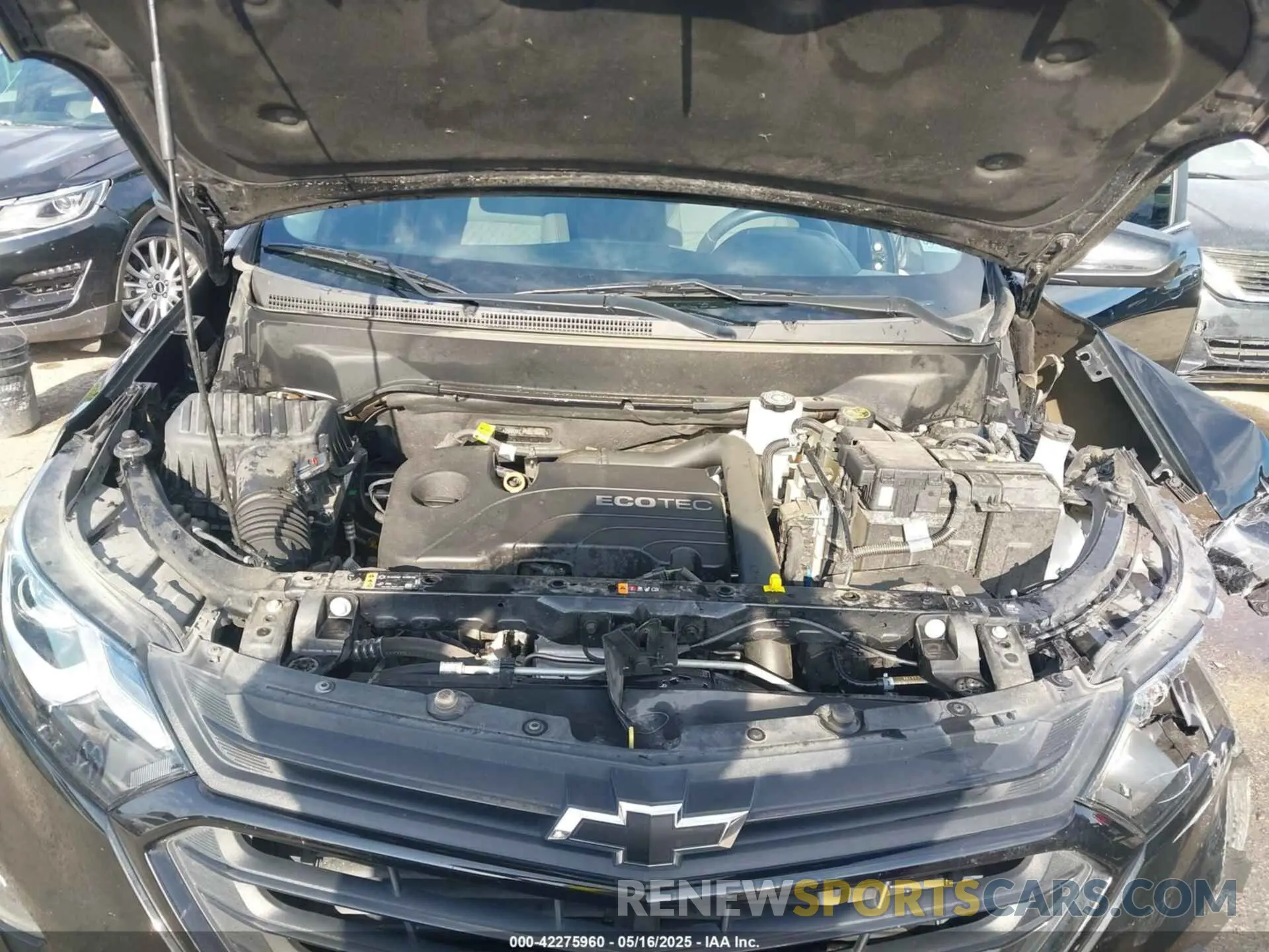 10 fotografías del automóvil dañado 2GNAXKEV4M6135387 CHEVROLET EQUINOX 2021