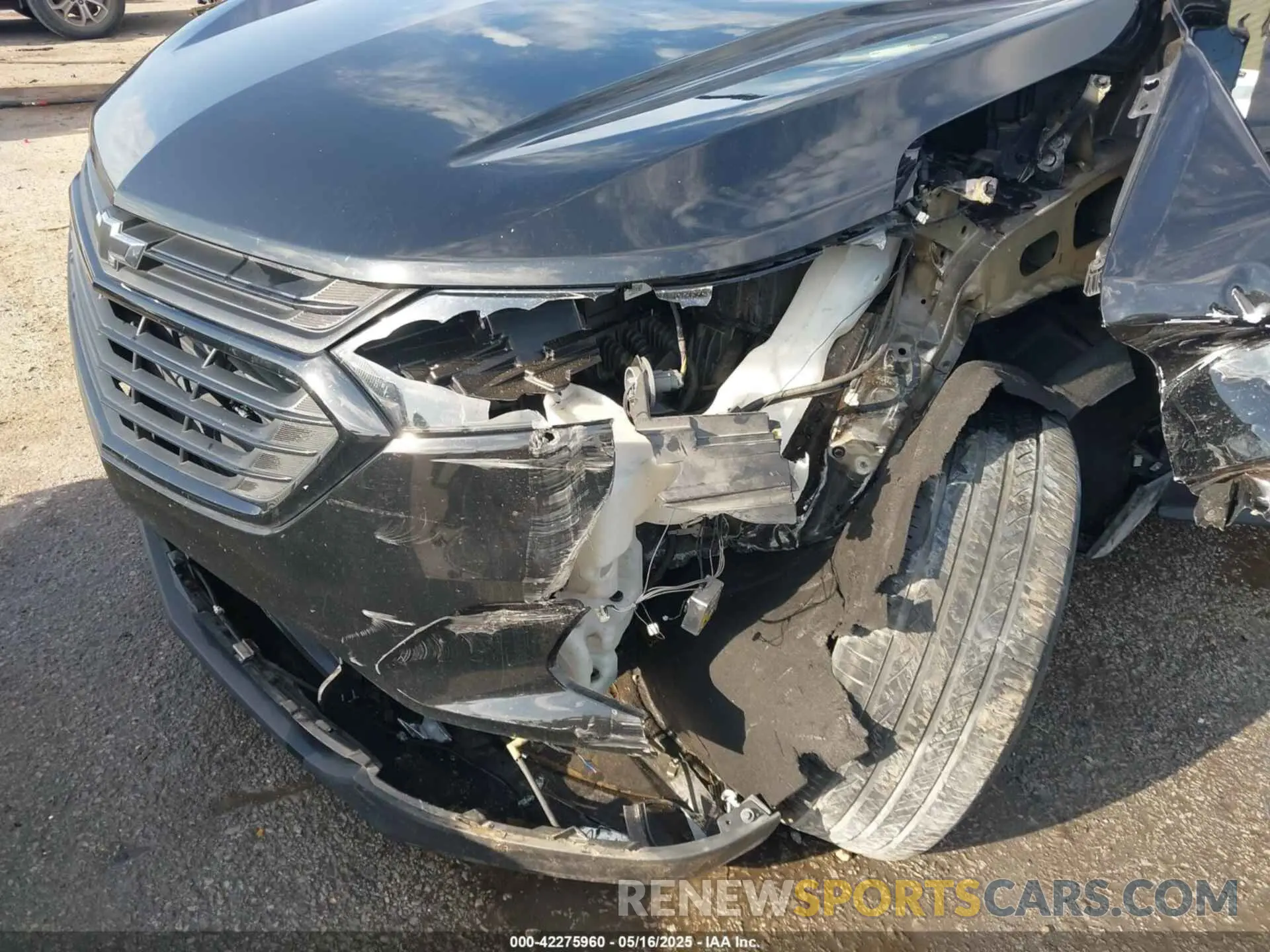 6 fotografías del automóvil dañado 2GNAXKEV4M6135387 CHEVROLET EQUINOX 2021