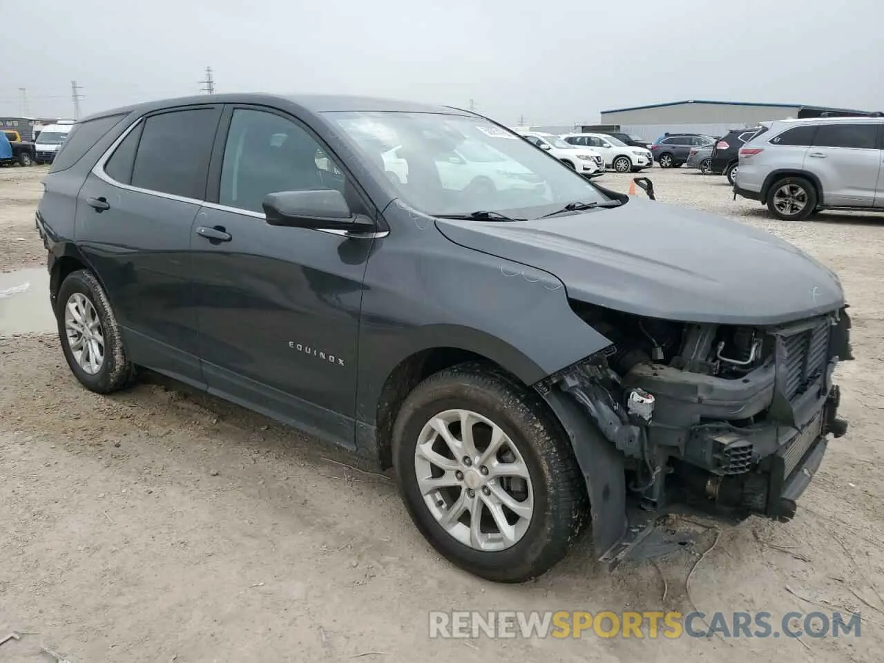 4 fotografías del automóvil dañado 2GNAXKEV5M6119960 CHEVROLET EQUINOX 2021