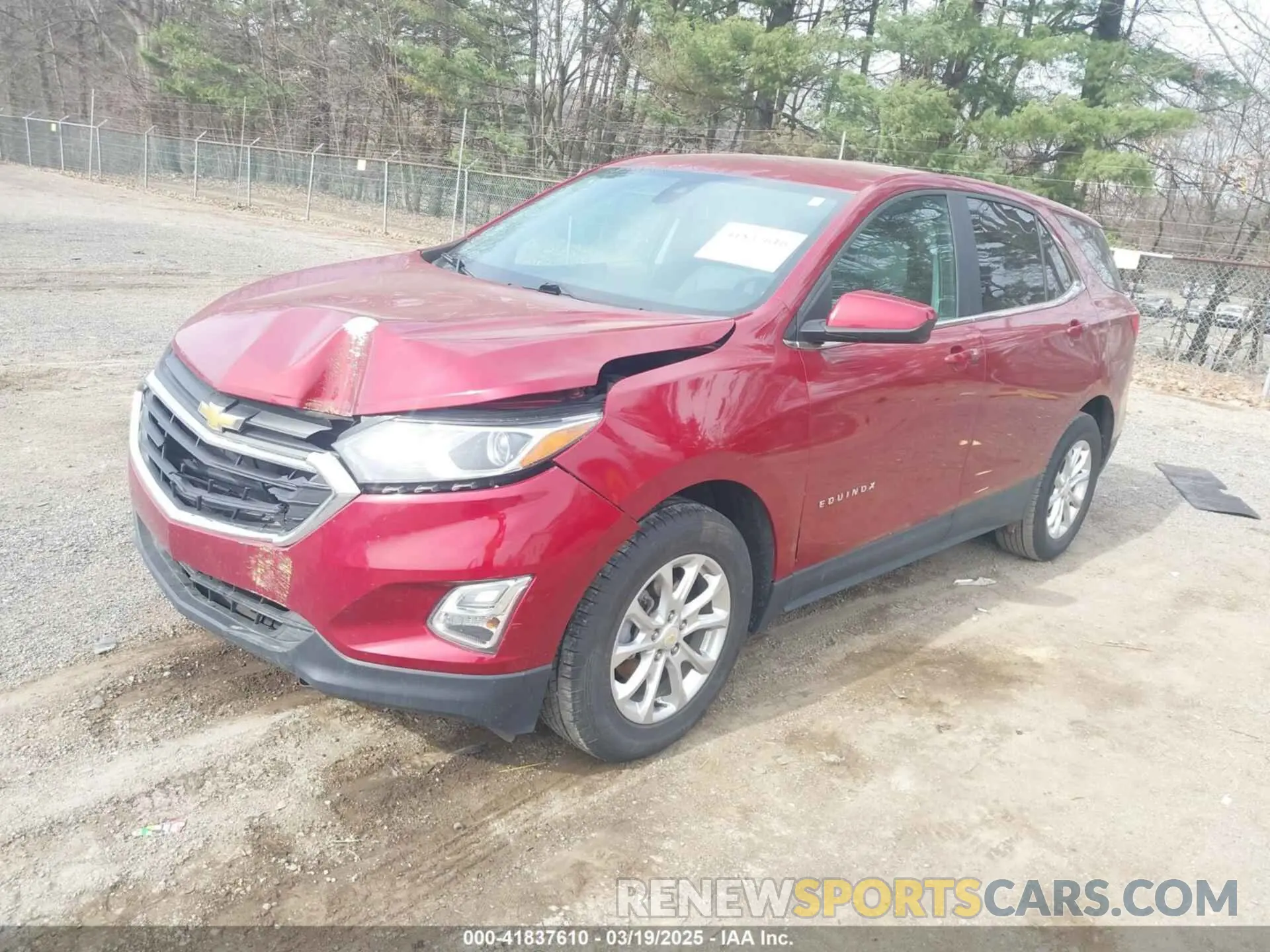 2 fotografías del automóvil dañado 2GNAXKEV6M6106182 CHEVROLET EQUINOX 2021