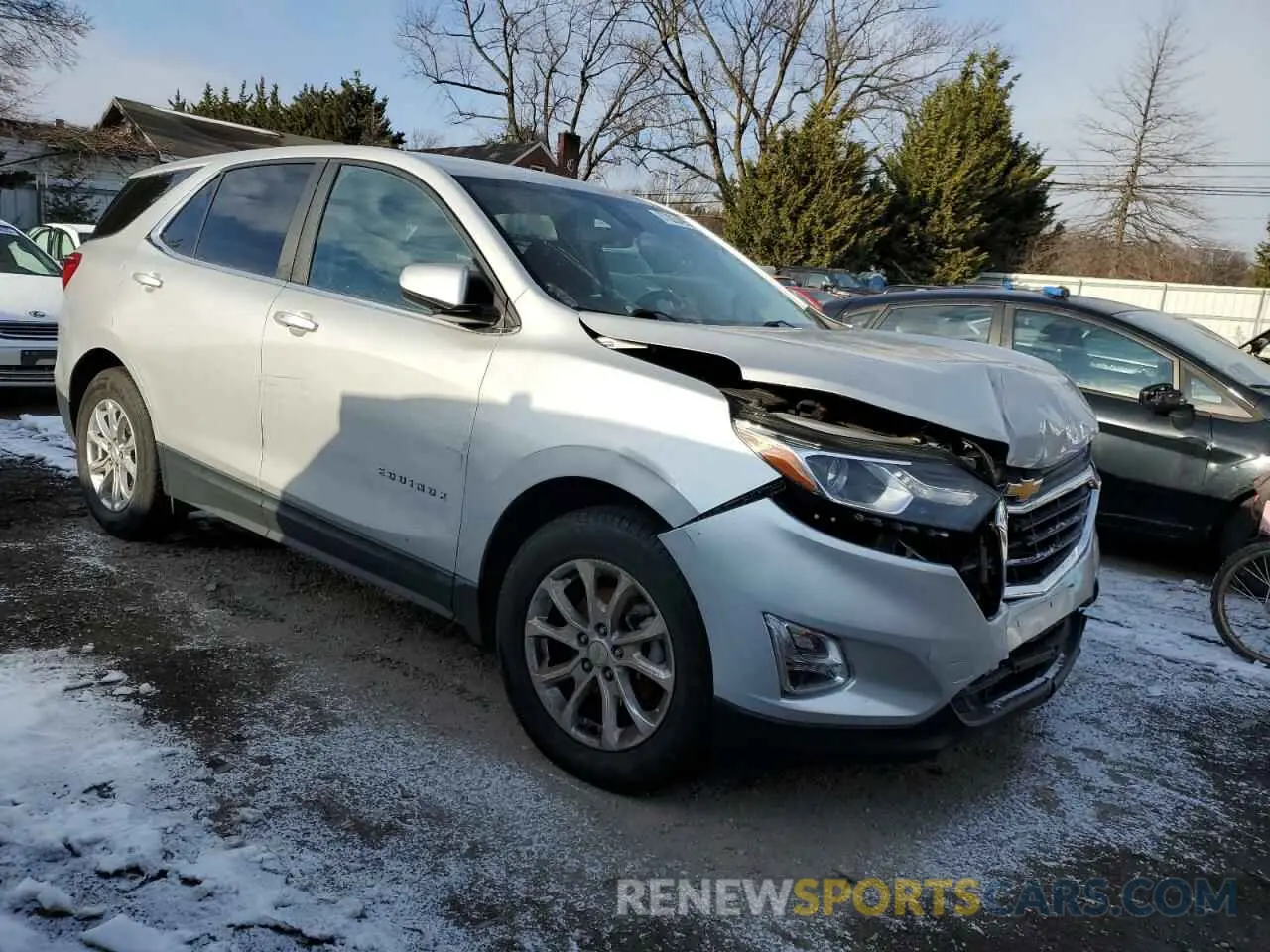 4 fotografías del automóvil dañado 2GNAXKEV7M6127901 CHEVROLET EQUINOX 2021