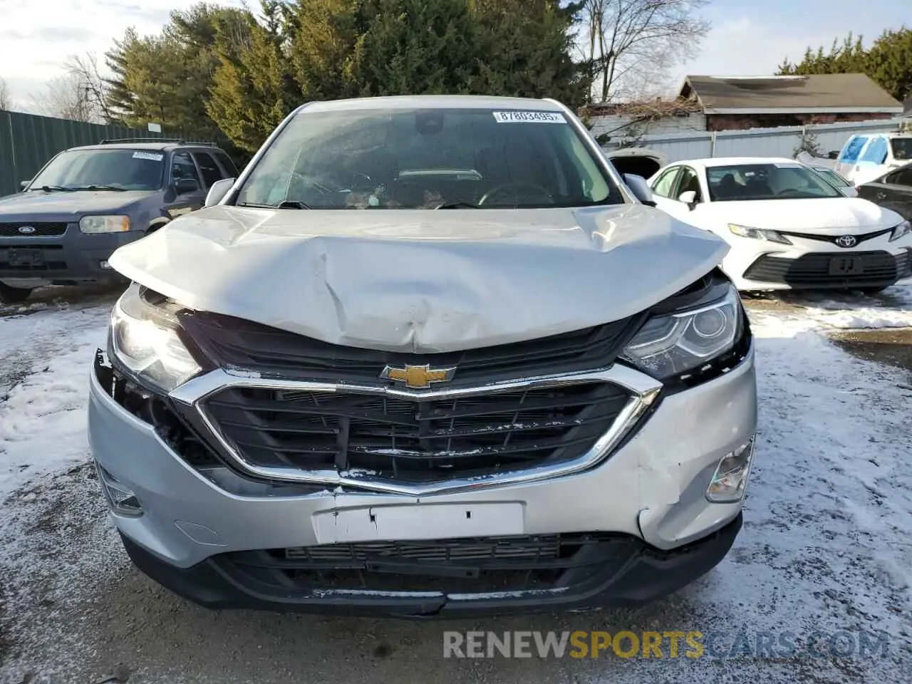 5 fotografías del automóvil dañado 2GNAXKEV7M6127901 CHEVROLET EQUINOX 2021