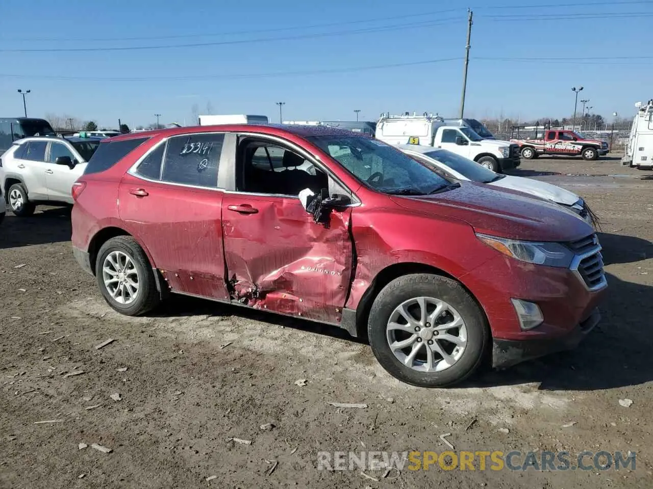 4 fotografías del automóvil dañado 2GNAXKEV7M6153141 CHEVROLET EQUINOX 2021