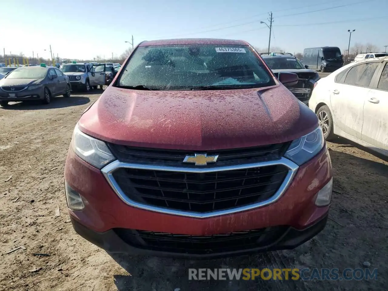 5 fotografías del automóvil dañado 2GNAXKEV7M6153141 CHEVROLET EQUINOX 2021