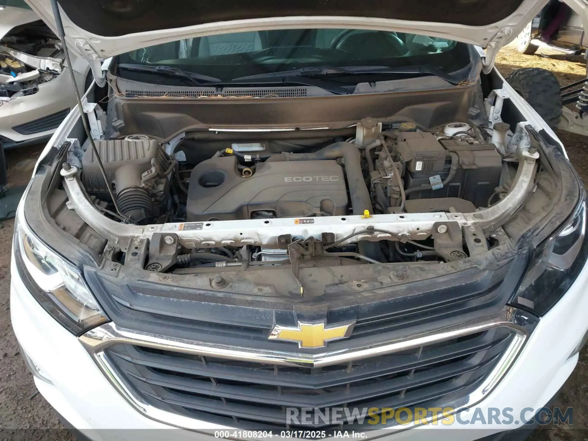 10 fotografías del automóvil dañado 2GNAXKEV8M6108239 CHEVROLET EQUINOX 2021