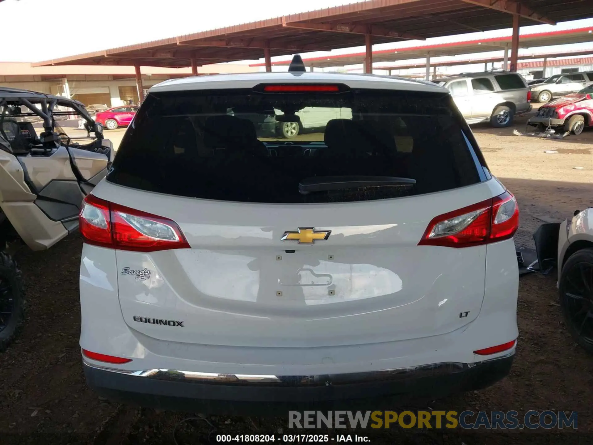 16 fotografías del automóvil dañado 2GNAXKEV8M6108239 CHEVROLET EQUINOX 2021