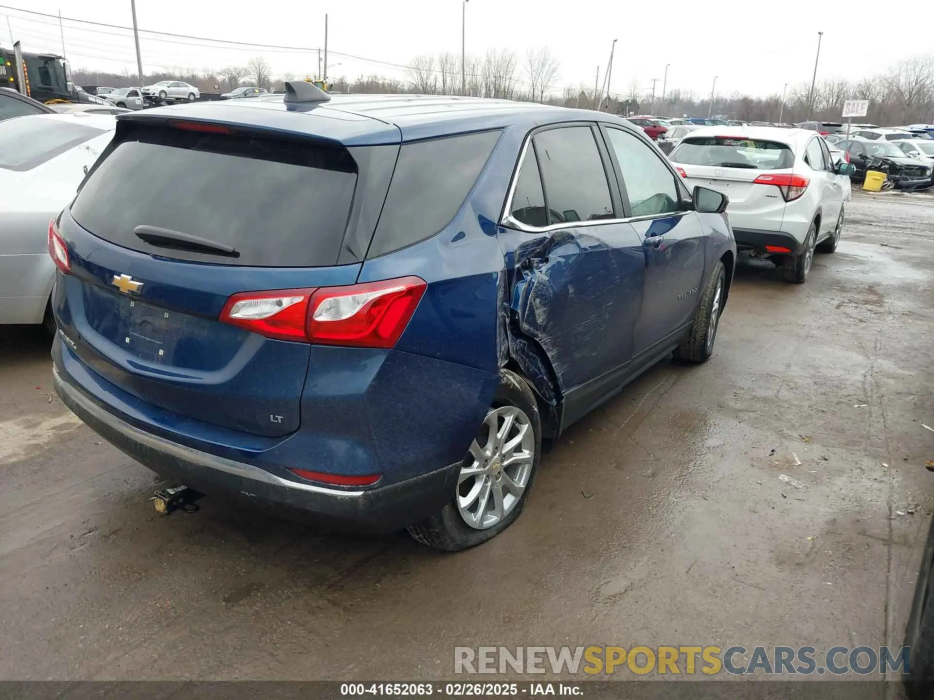 4 fotografías del automóvil dañado 2GNAXKEV8M6135151 CHEVROLET EQUINOX 2021