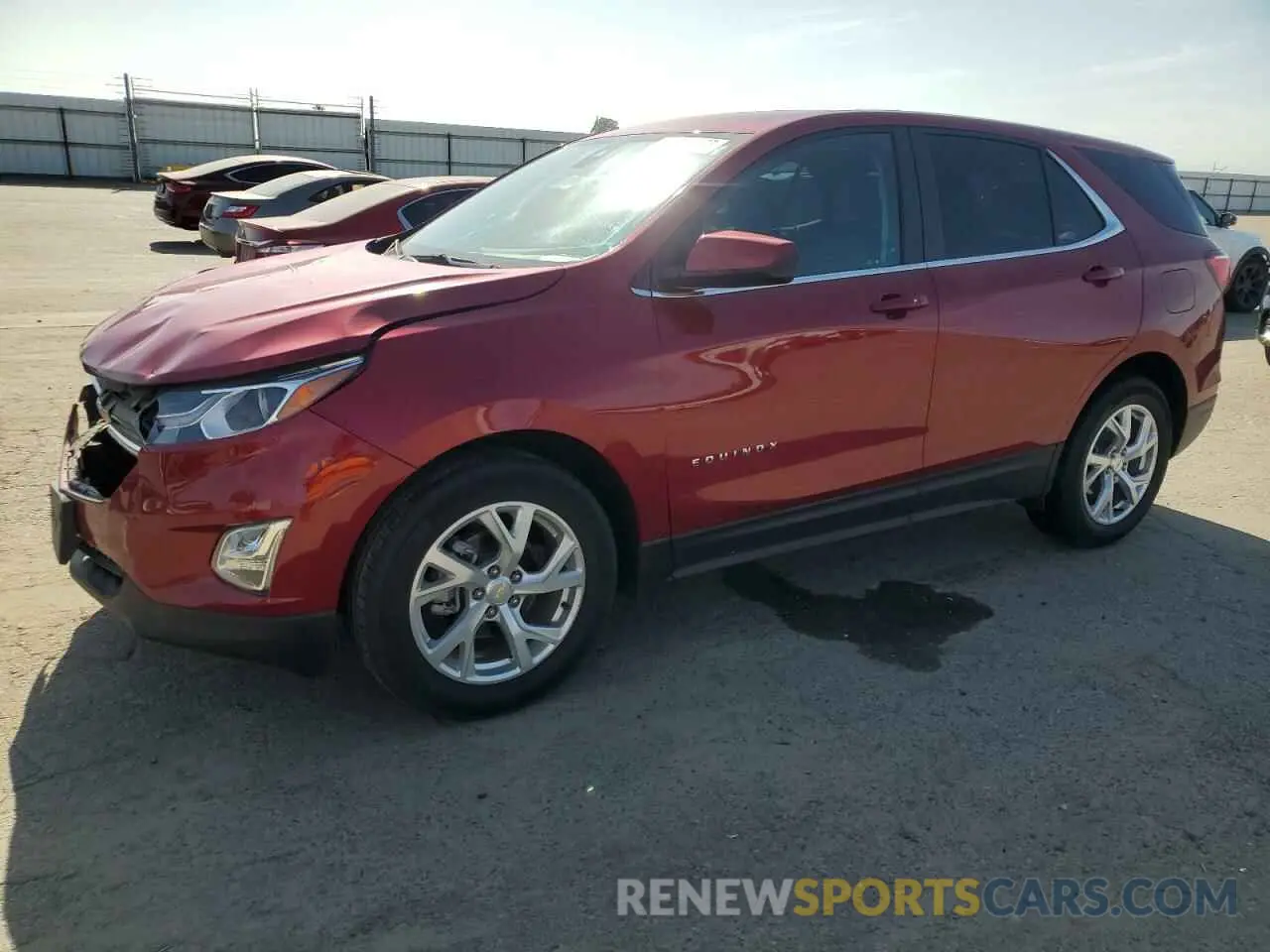1 fotografías del automóvil dañado 2GNAXKEV8M6158641 CHEVROLET EQUINOX 2021