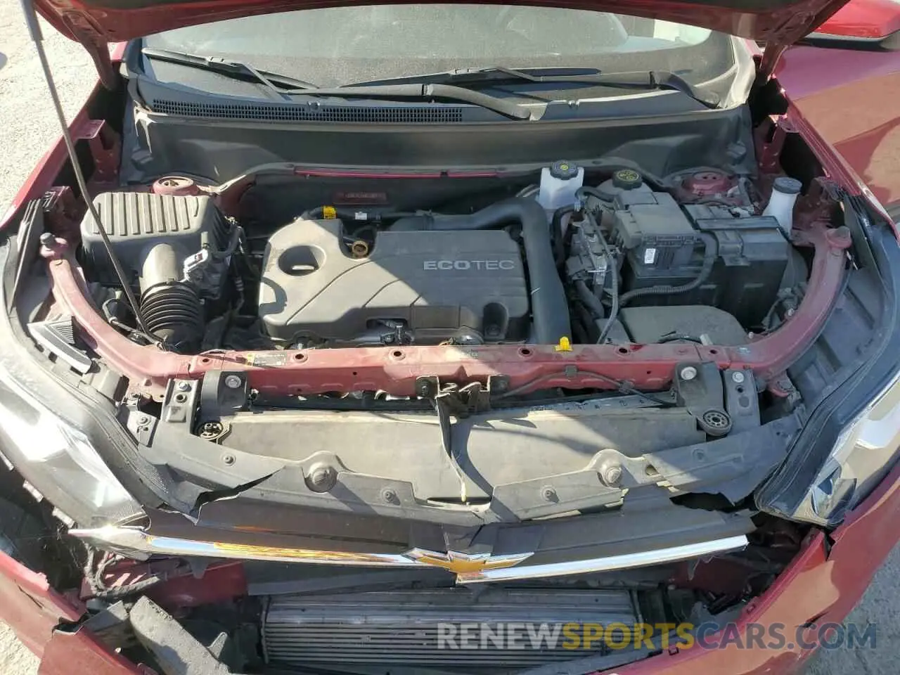 12 fotografías del automóvil dañado 2GNAXKEV8M6158641 CHEVROLET EQUINOX 2021