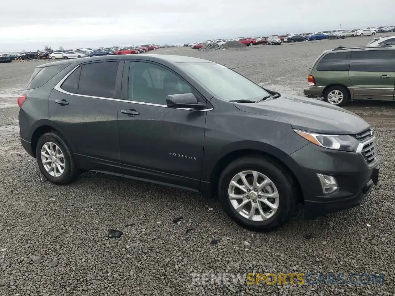 4 fotografías del automóvil dañado 2GNAXKEV8M6165508 CHEVROLET EQUINOX 2021