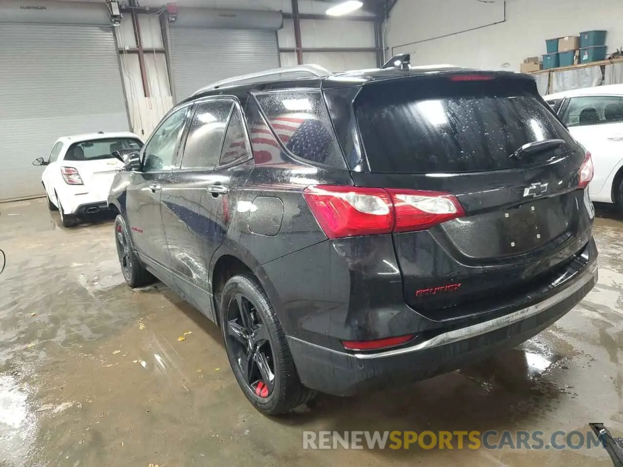 2 fotografías del automóvil dañado 2GNAXNEV0M6148333 CHEVROLET EQUINOX 2021